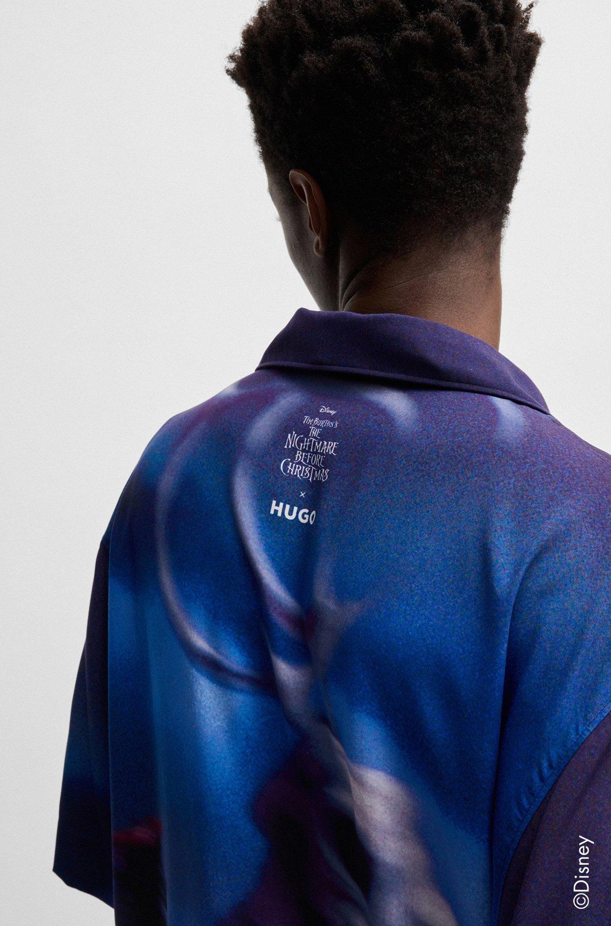 HUGO x Disney's The Nightmare Before Christmas loose-fit printed shirt Product Image