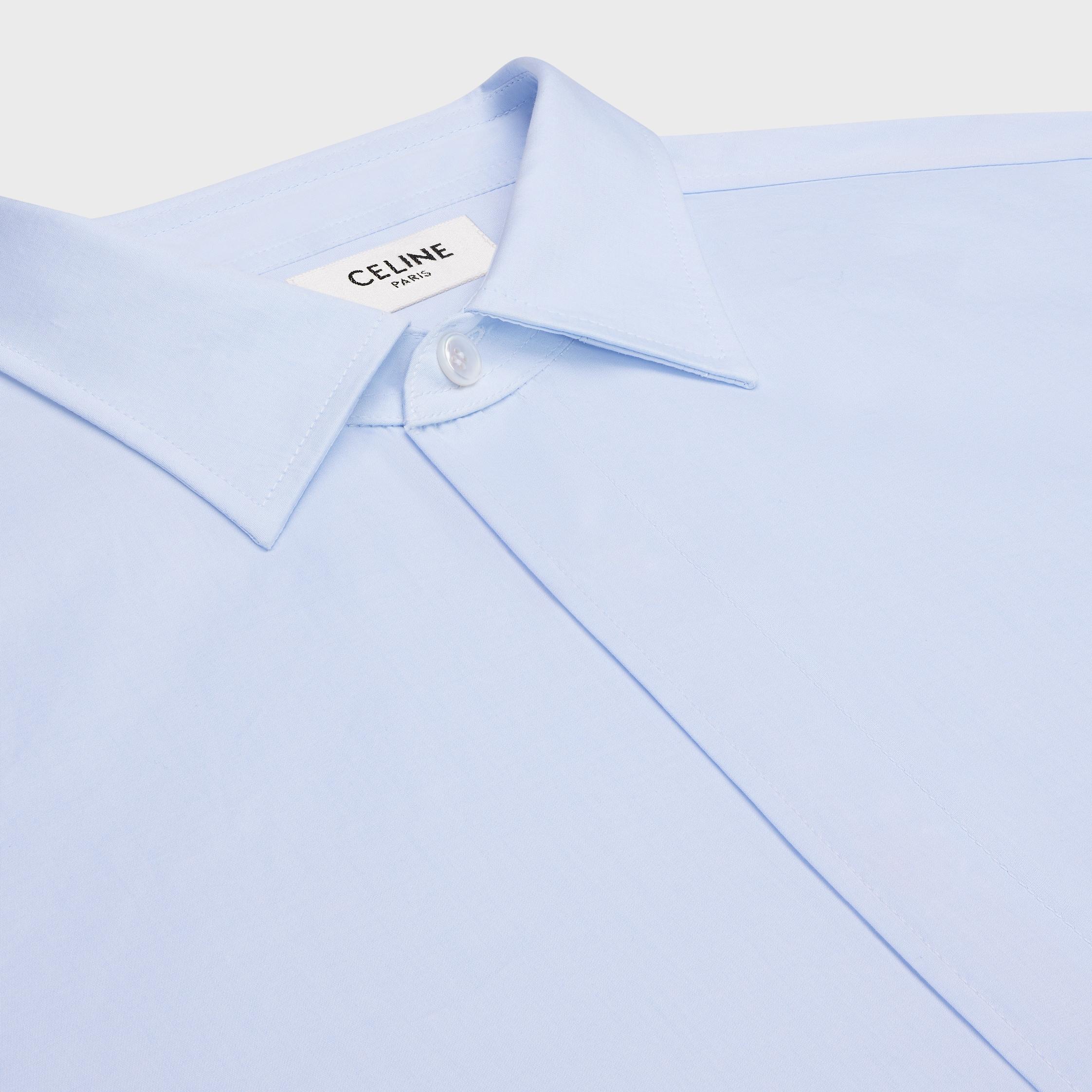 loose shirt in cotton poplin Product Image