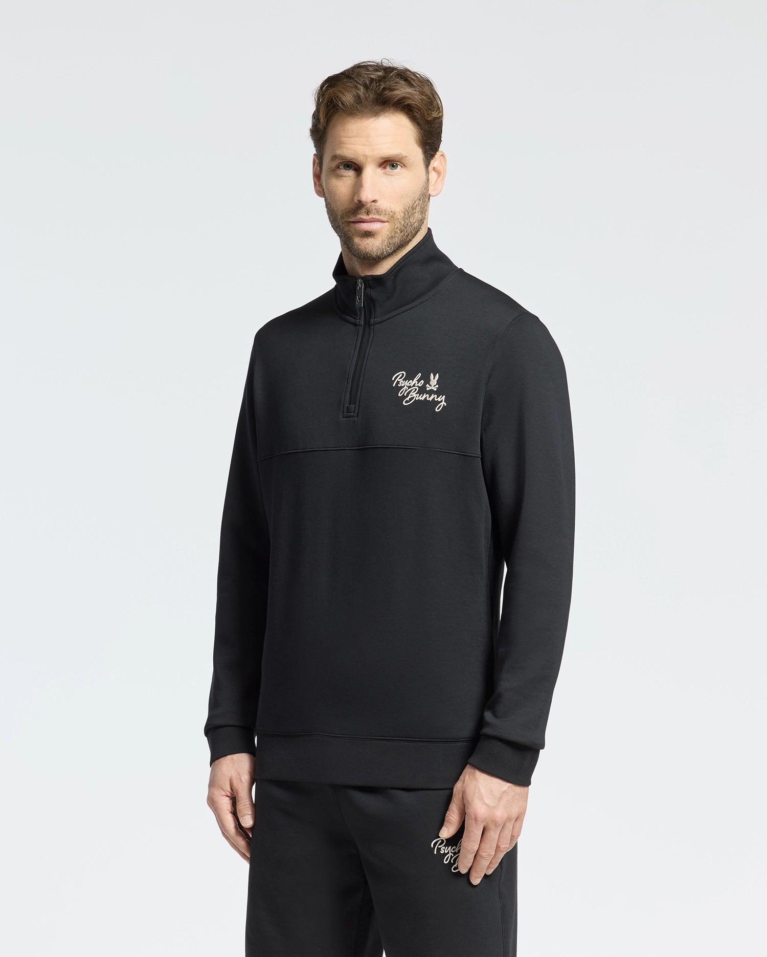 MENS DESERT 1/4 MOCK ZIP - B6S488F200 Male Product Image