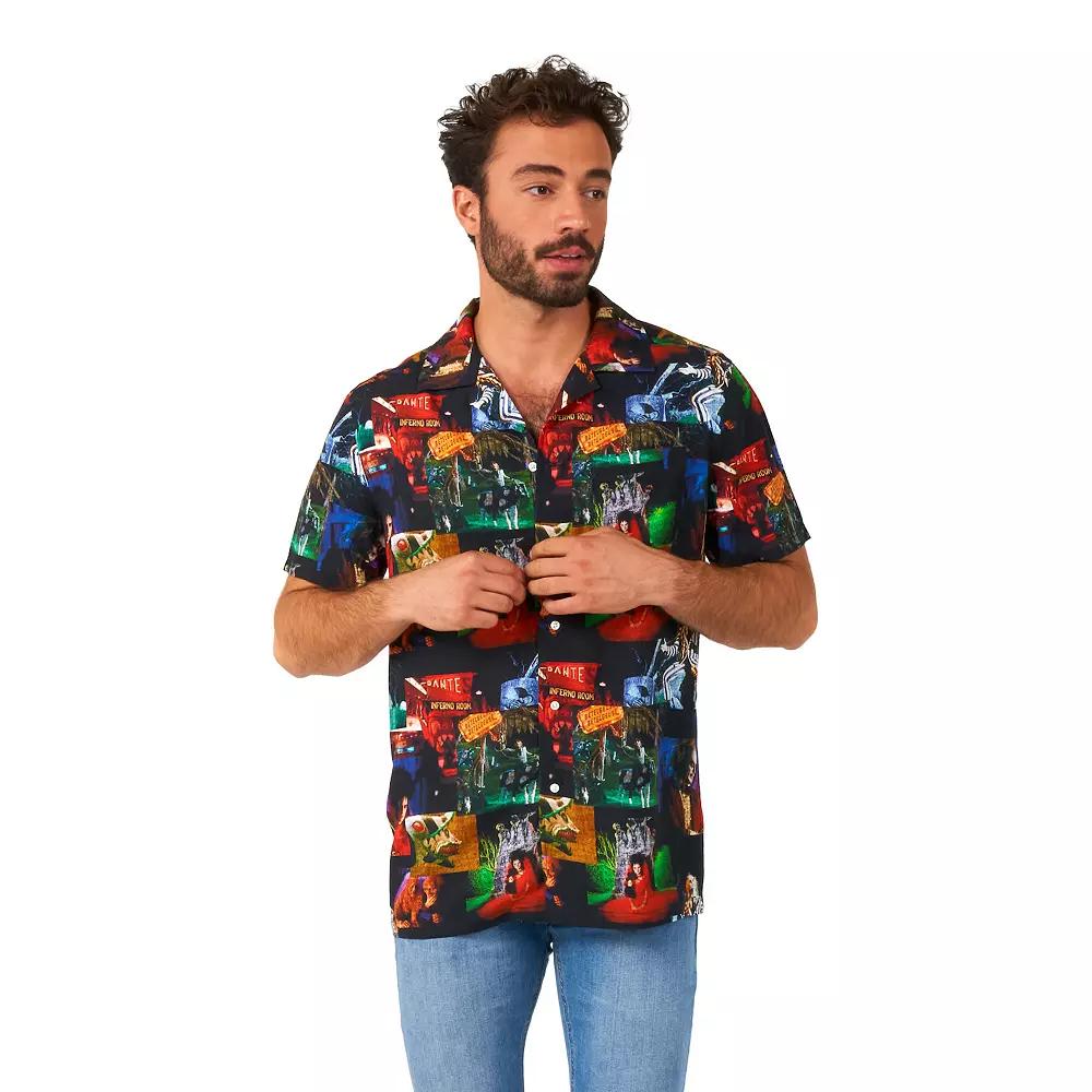 Men's OppoSuits Beetlejoice Halloween Hawaiian Shirt,  Product Image