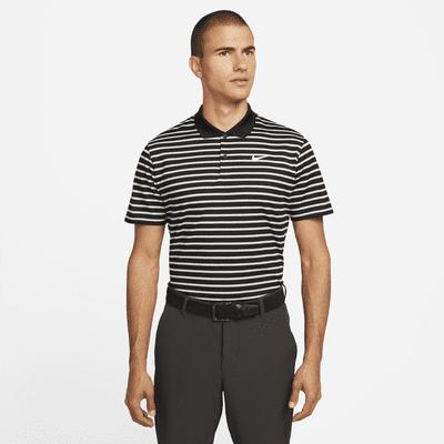 Nike Mens Dri-FIT Victory Striped Golf Polo | DH0829-010 Product Image