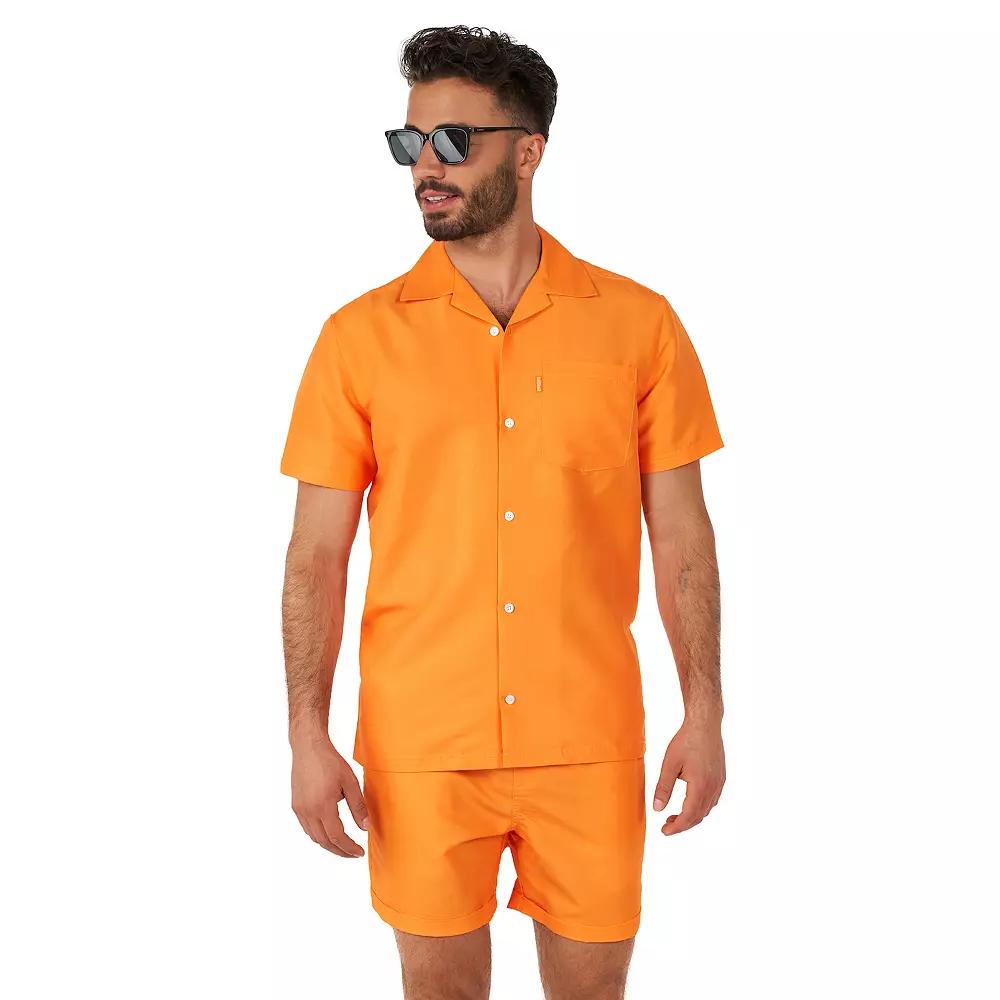 Men's OppoSuits The Orange Short-Sleeve Shirt & Shorts Set, Boy's, Size: Small Product Image