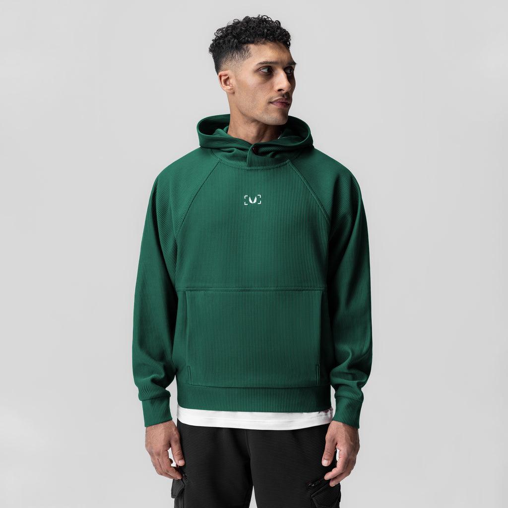 1019. Deltapeak® Oversized Hoodie - Forest Green Product Image