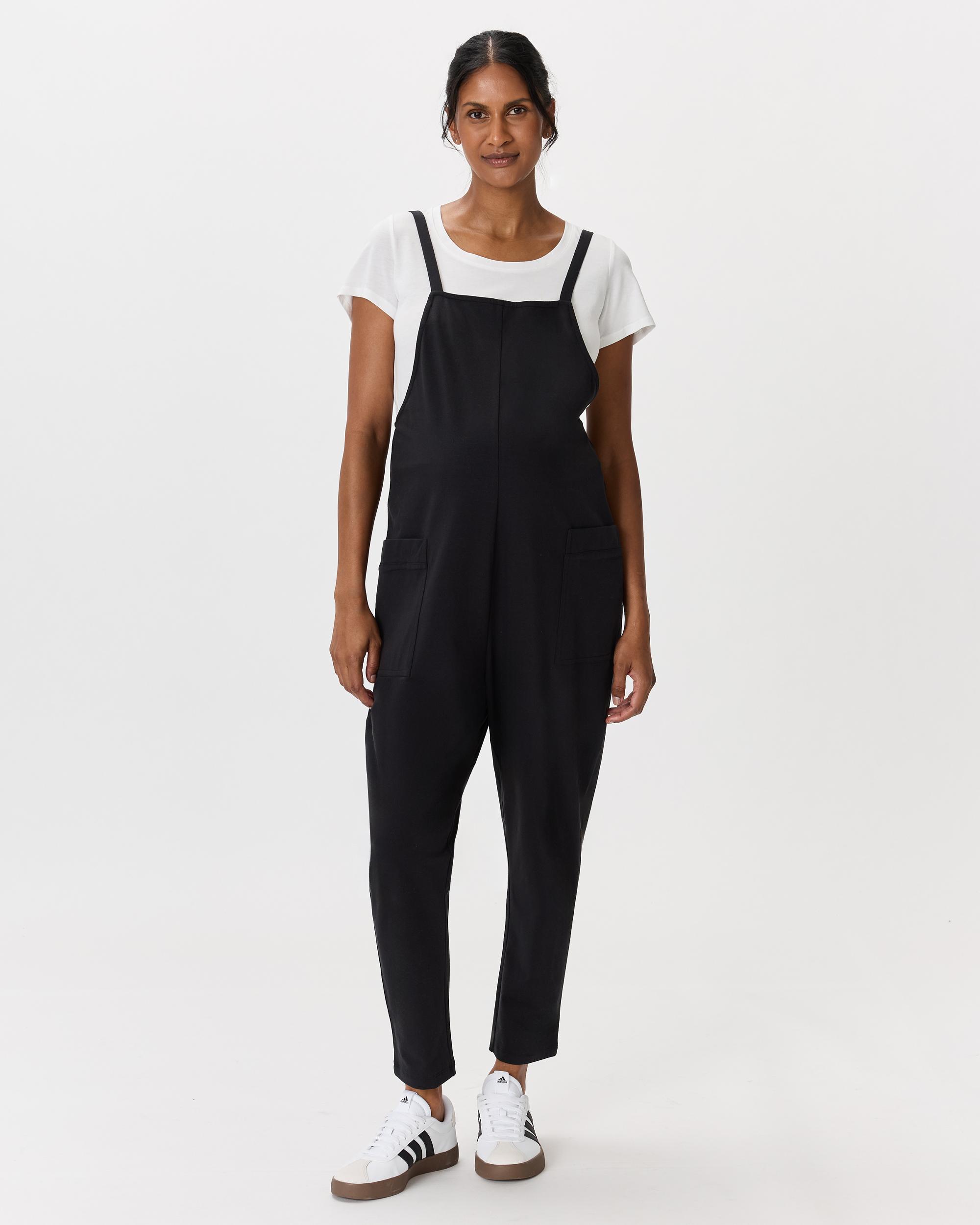 Quince | Women's Maternity Overalls Size XS, Organic Cotton Product Image