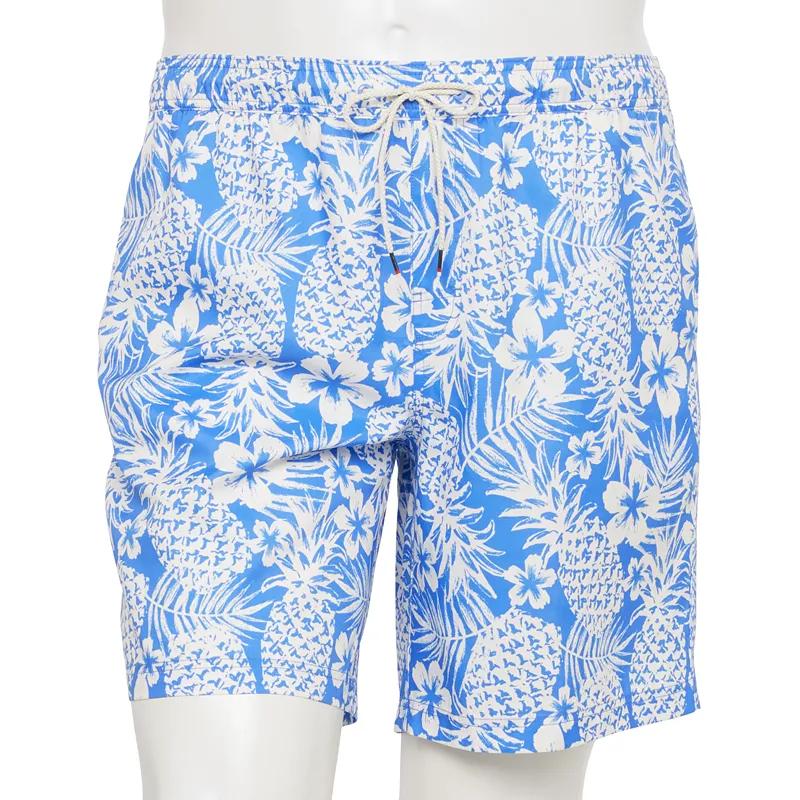 Big & Tall Dockers® 9-in. Swim Trunks, Men's, Size: Large Tall, Ceramic Blue Product Image