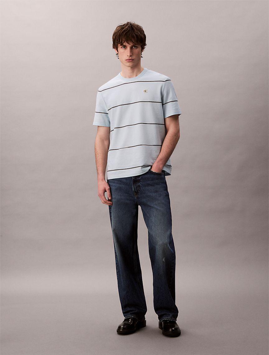 Cotton Stripe Relaxed T-Shirt  Product Image