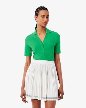 Runway Slim Fit Mini Piqué Polo Product Image