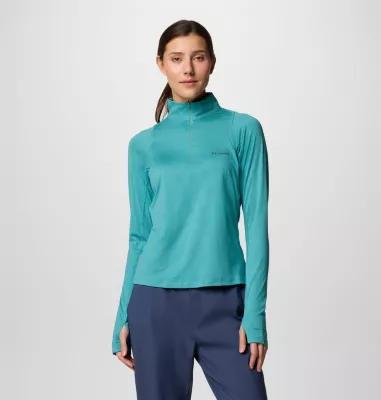 Columbia Women's Weekend Ascent Half Zip Shirt- Product Image