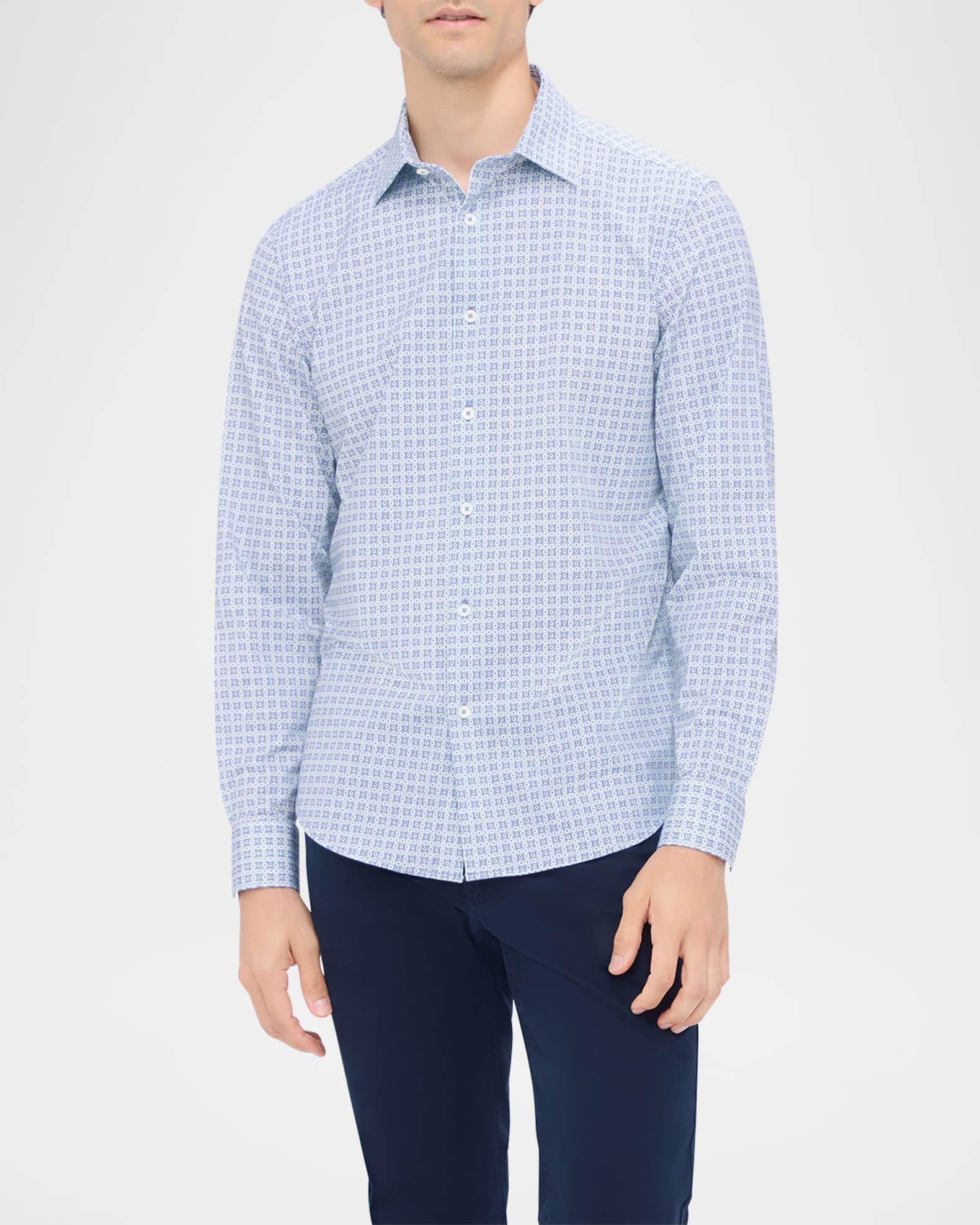 Men's OoohCotton James Geometric Sport Shirt Product Image
