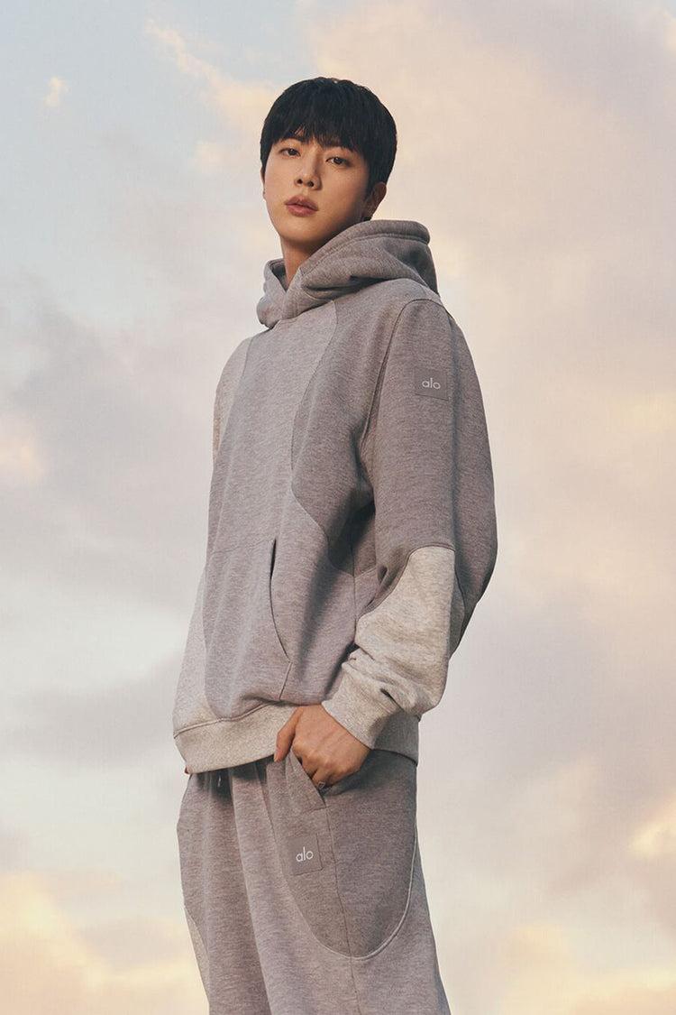 Make Waves Hoodie - Athletic Heather Grey Tonal Product Image