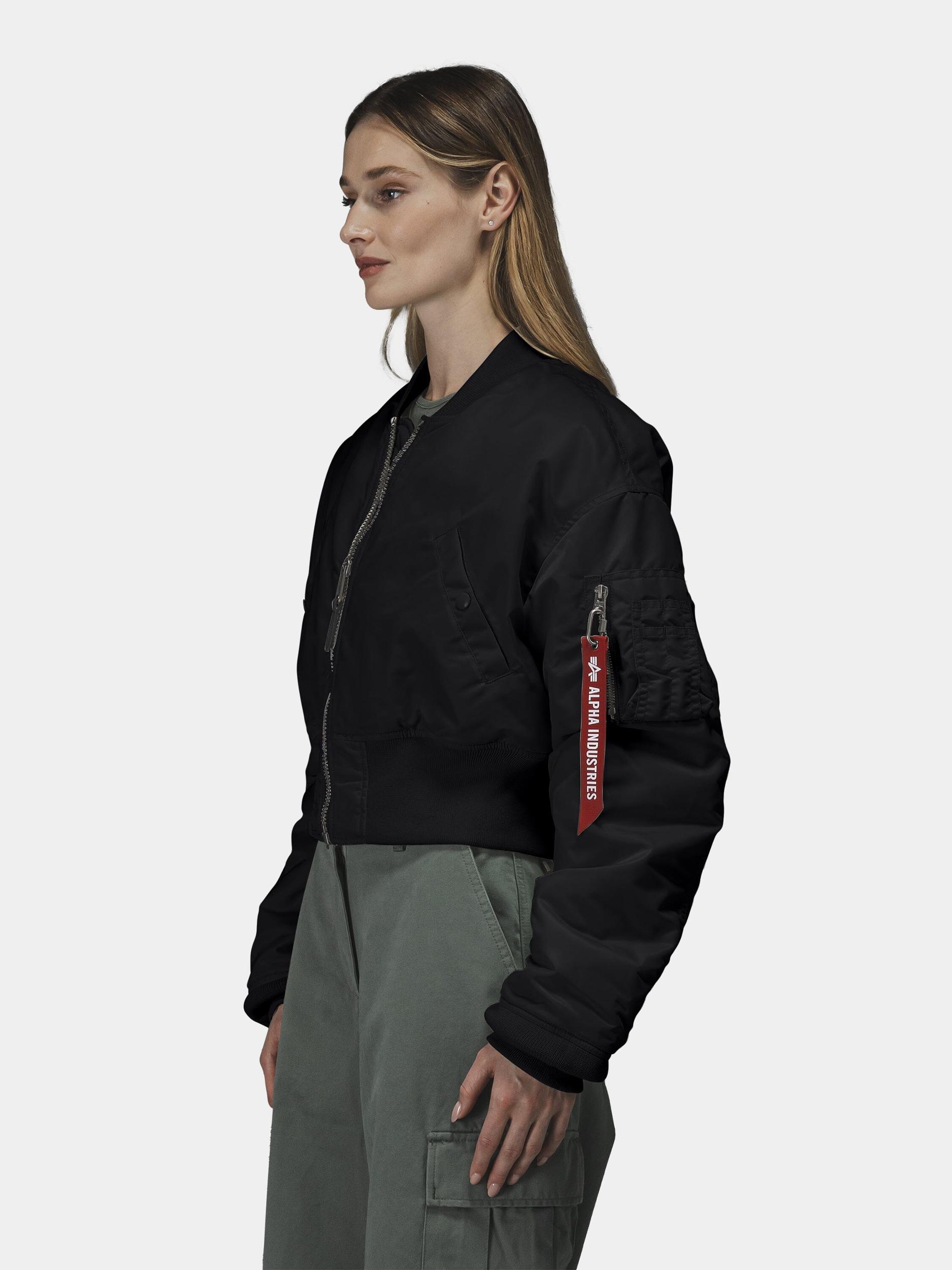 CROPPED MA-1 FLIGHT JACKET WOMENS Product Image