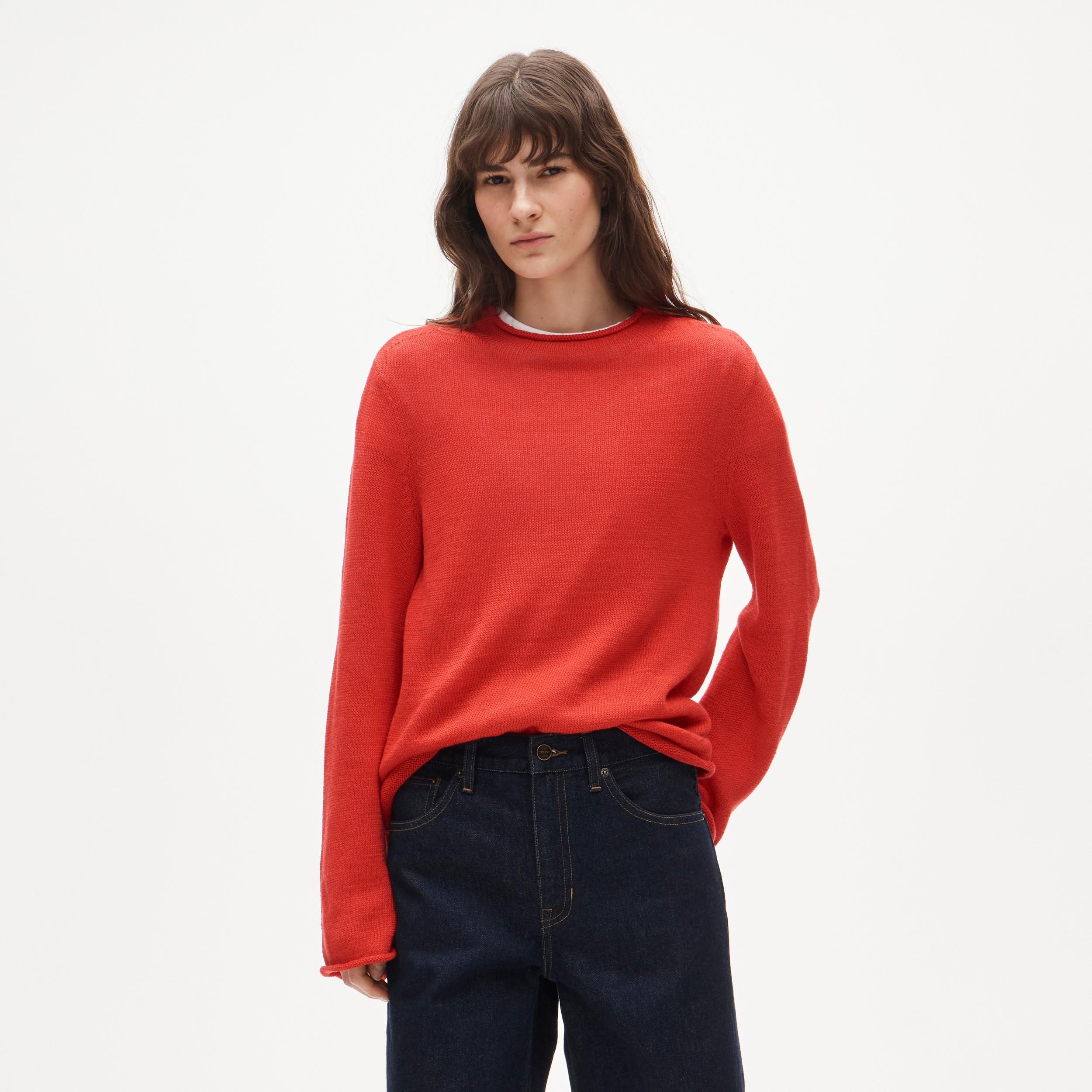 Summer Rollneck™ sweater in linen blend Product Image