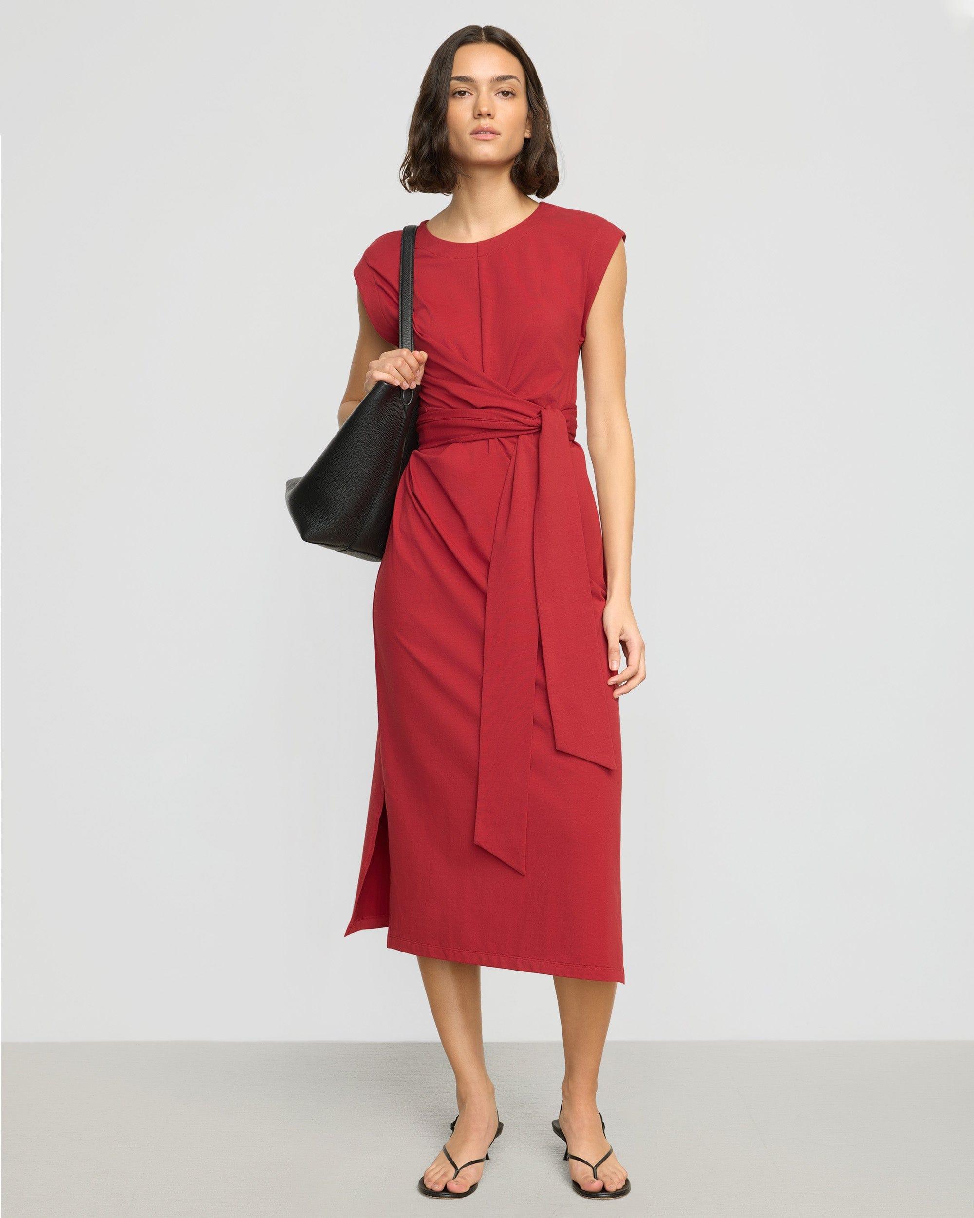 Fei Tie-Front Organic Cotton Dress Product Image