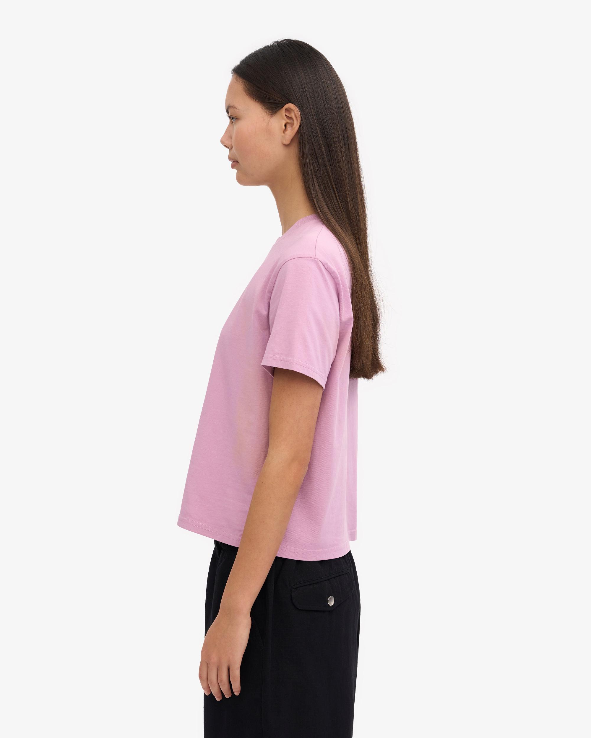 Organic Boxy Crop Tee - Cherry Blossom Product Image
