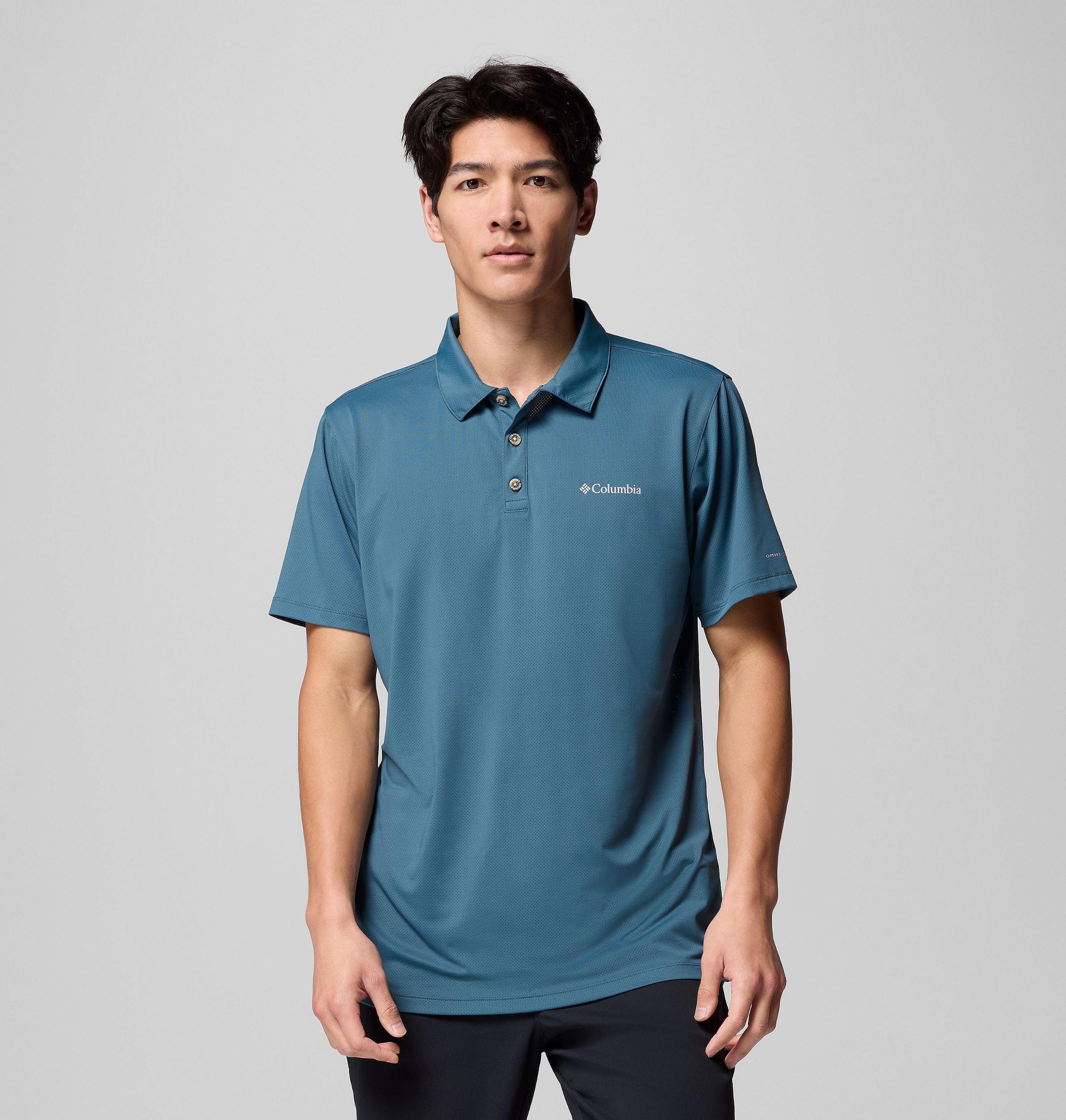 Columbia Mens Tech Trail Utility Polo- Product Image