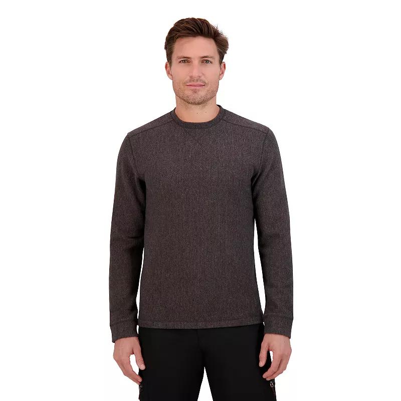 Men's ZeroXposur Brushed Crewneck Pullover Sweater, Size: Medium, Black Product Image