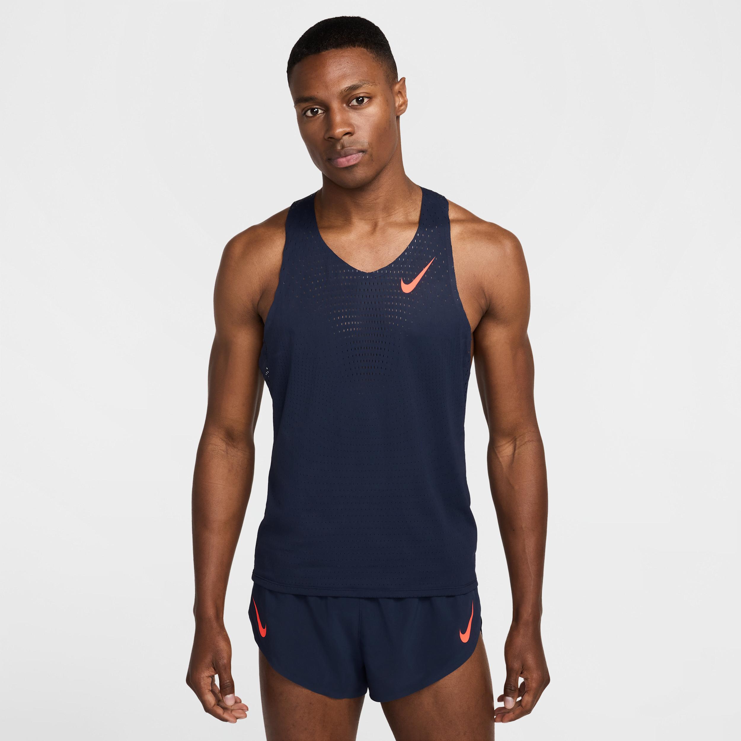 Nike Mens AeroSwift Dri-FIT ADV Running Singlet | FN4231-451 Product Image