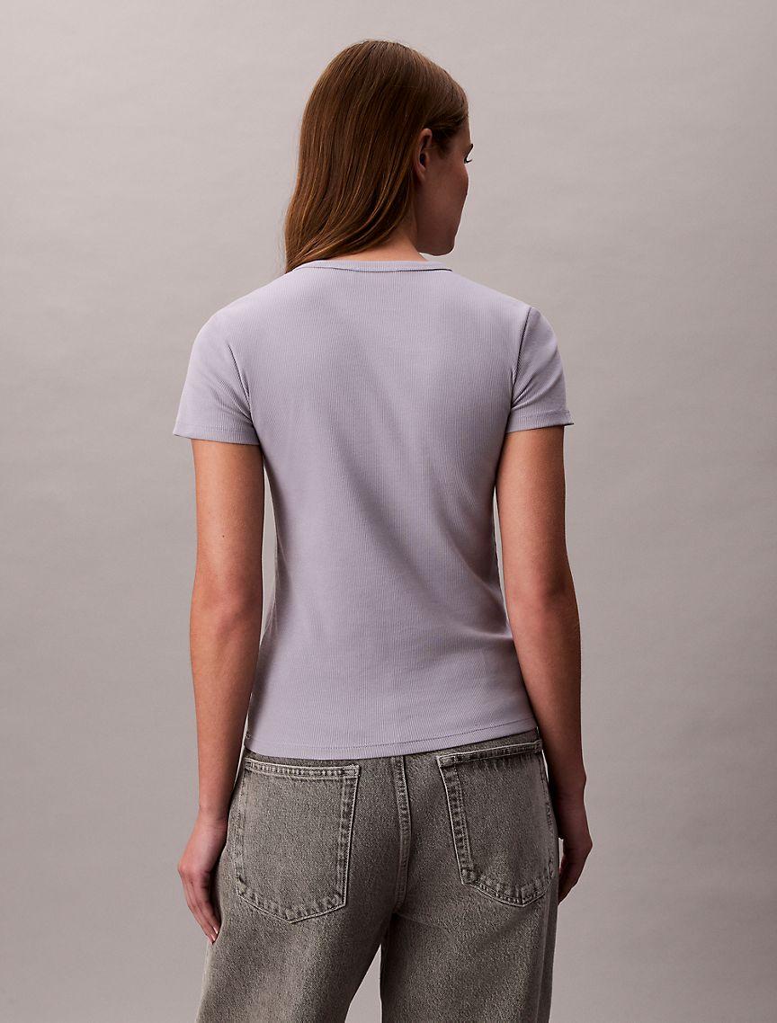 Cotton Contour Rib T-Shirt Product Image