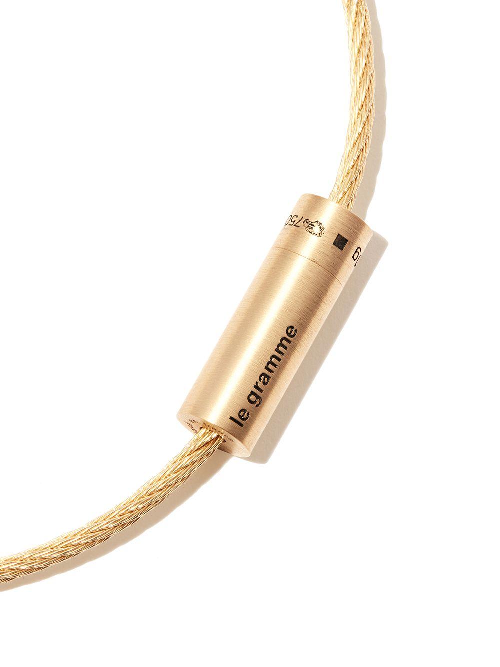 18kt yellow gold Cable 11g bracelet Product Image