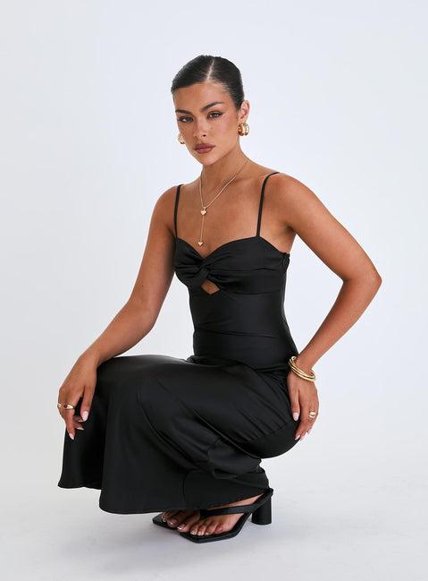 Blackthorn Maxi Dress Black Product Image