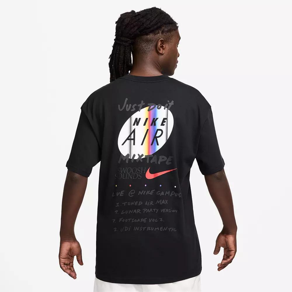 Nike Mens Nike M90 OC Mixtape T-Shirt - Mens White/Multi Product Image