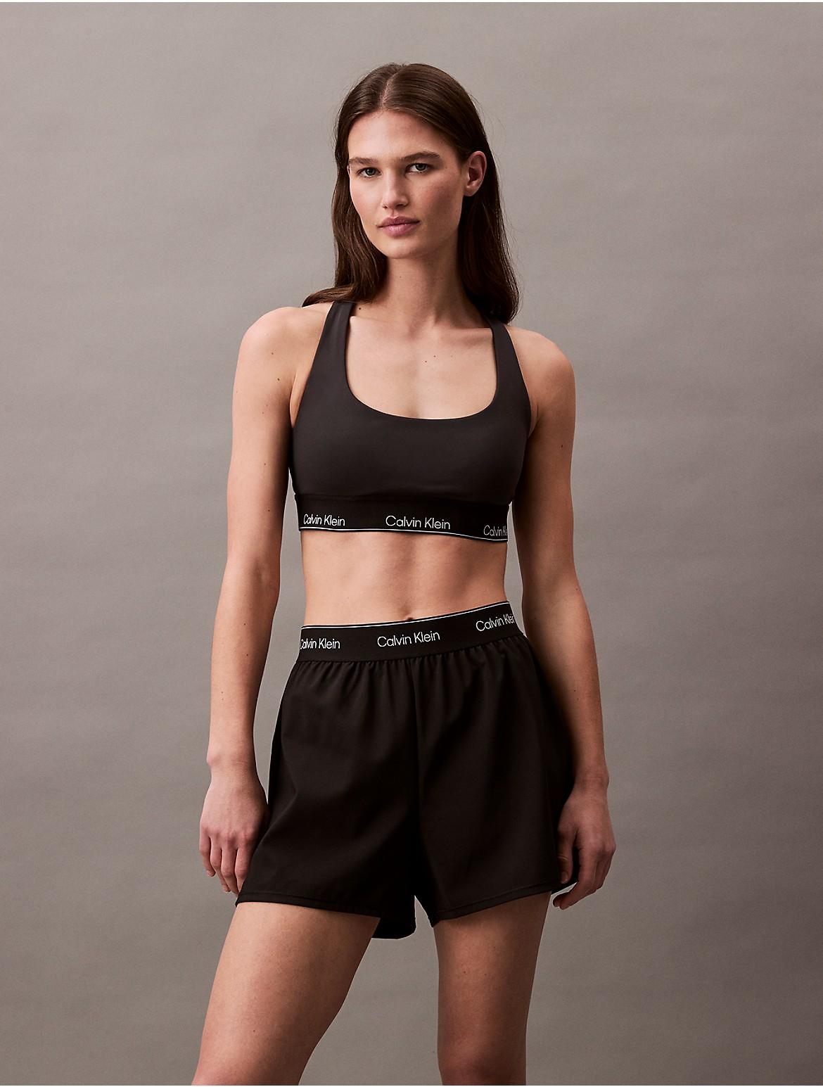 Calvin Klein Womens Modern Sport Racerback Medium Impact Sports Bra Product Image