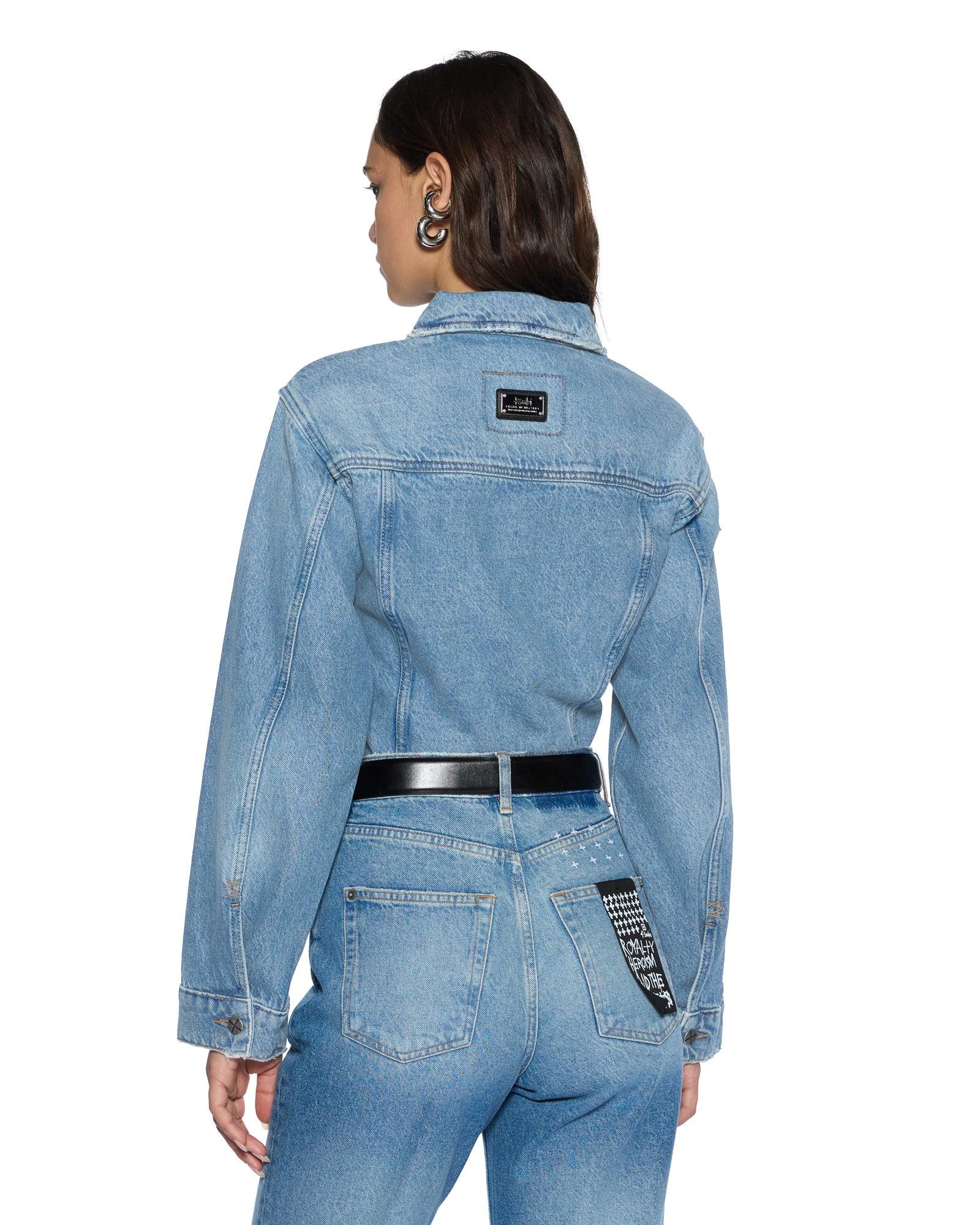 CINCHED JACKET CROP TRU VINTAGE Female Product Image