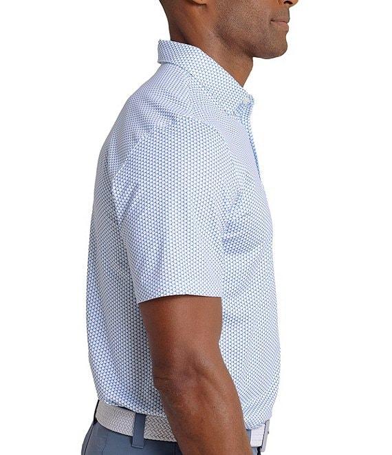 Southern Tide Performance Stretch Driver On The Ball Printed Short Sleeve Polo Shirt Product Image
