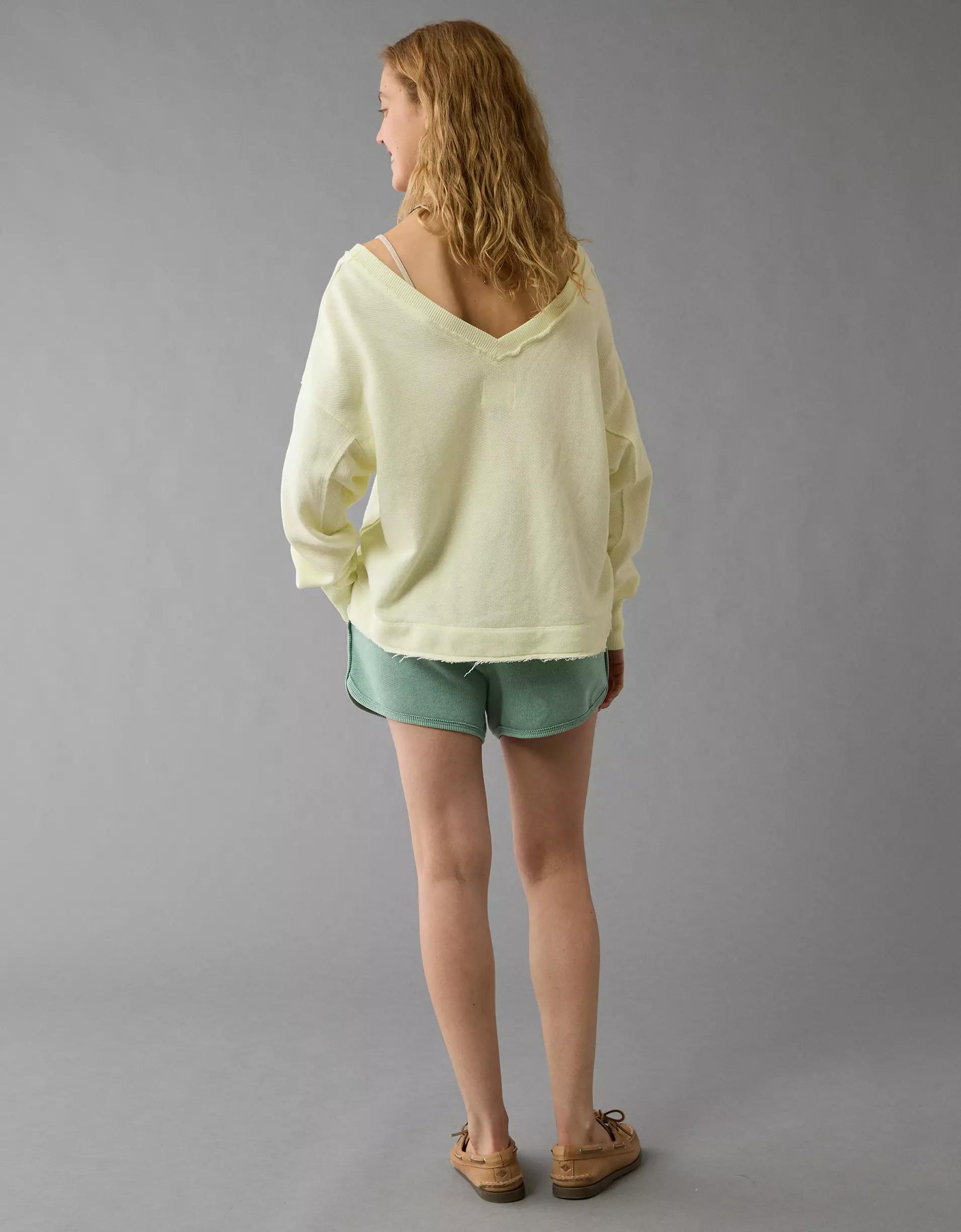 AE Saltwash Double V-Neck Sweatshirt Product Image