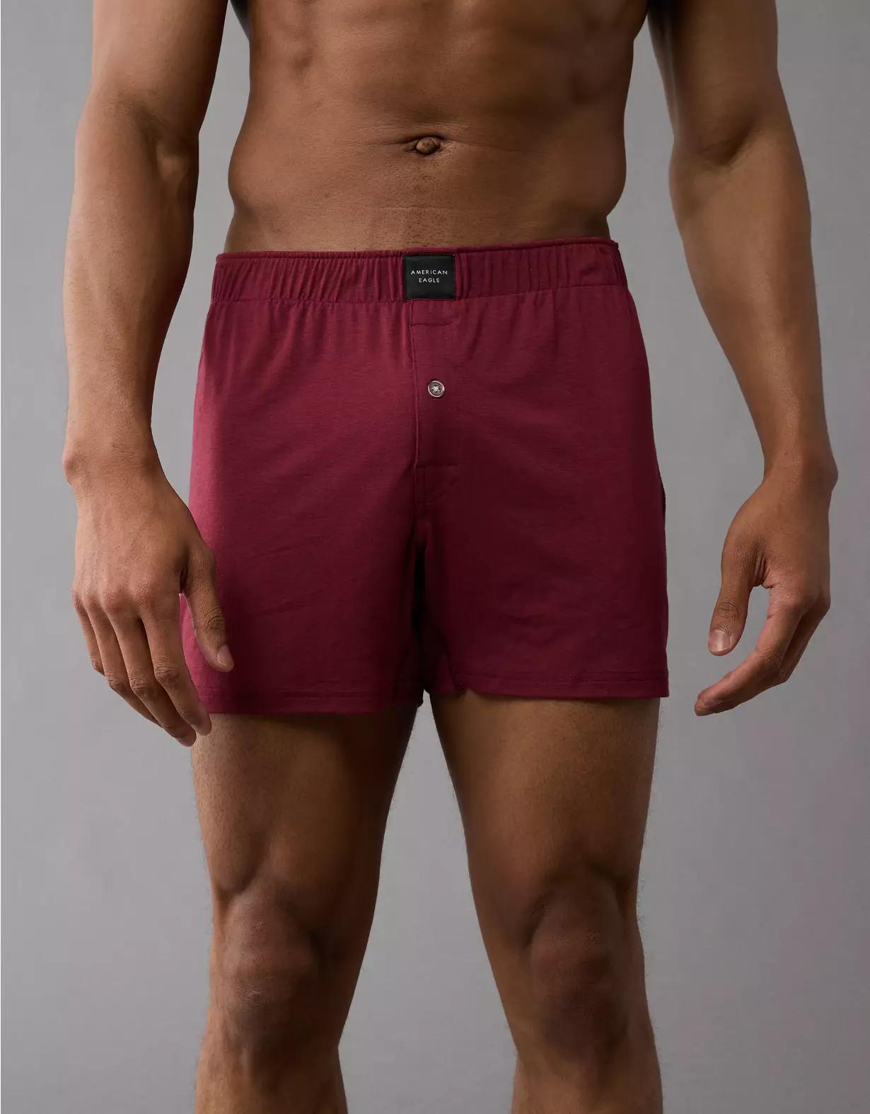 AEO Men's Slim Knit Ultra Soft Boxer Short Product Image