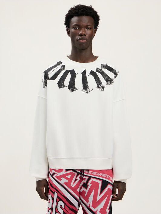 Big Neck Logo Loose Sweatshirt Product Image
