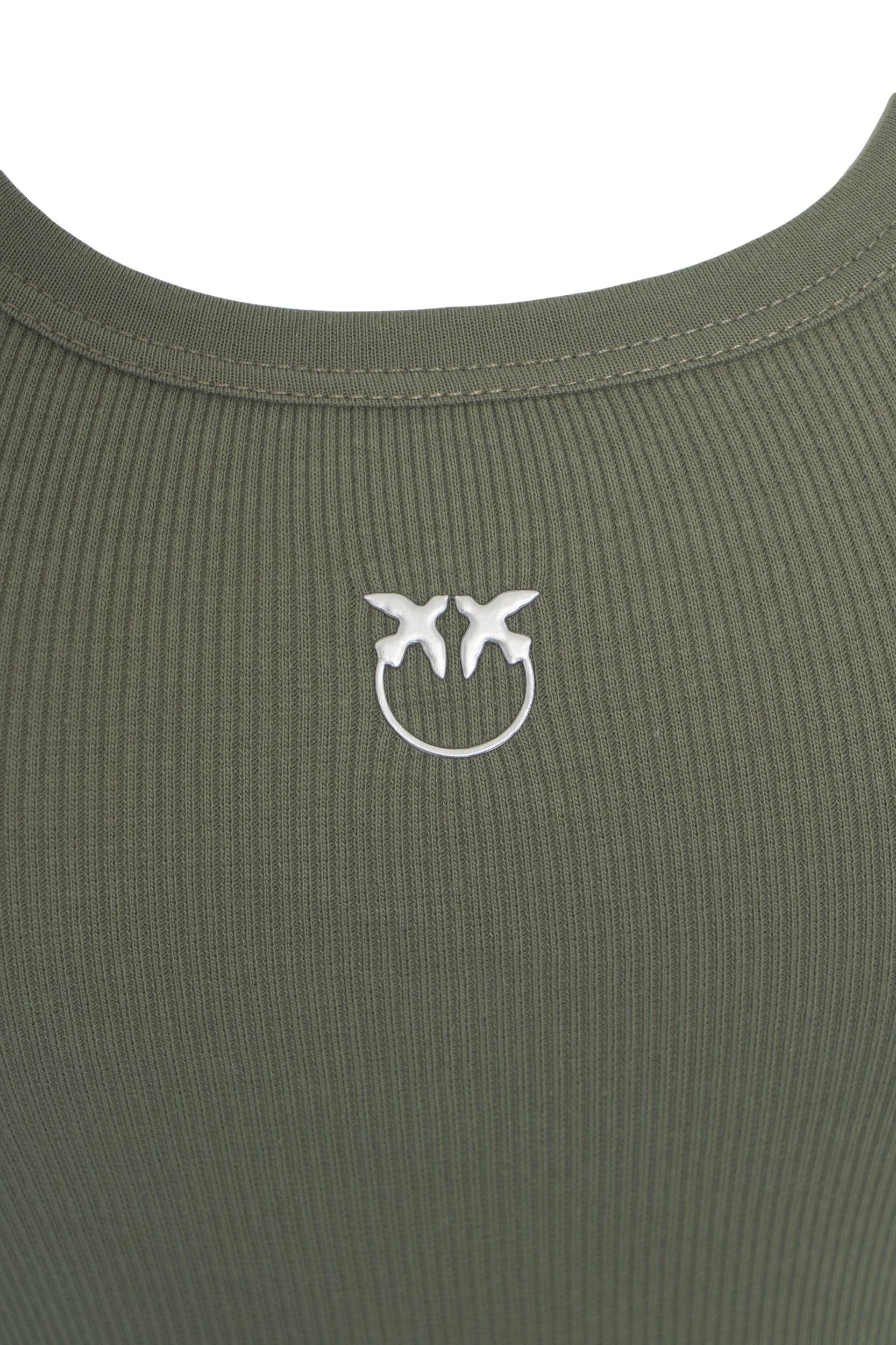 Ribbed top with logo detail Product Image