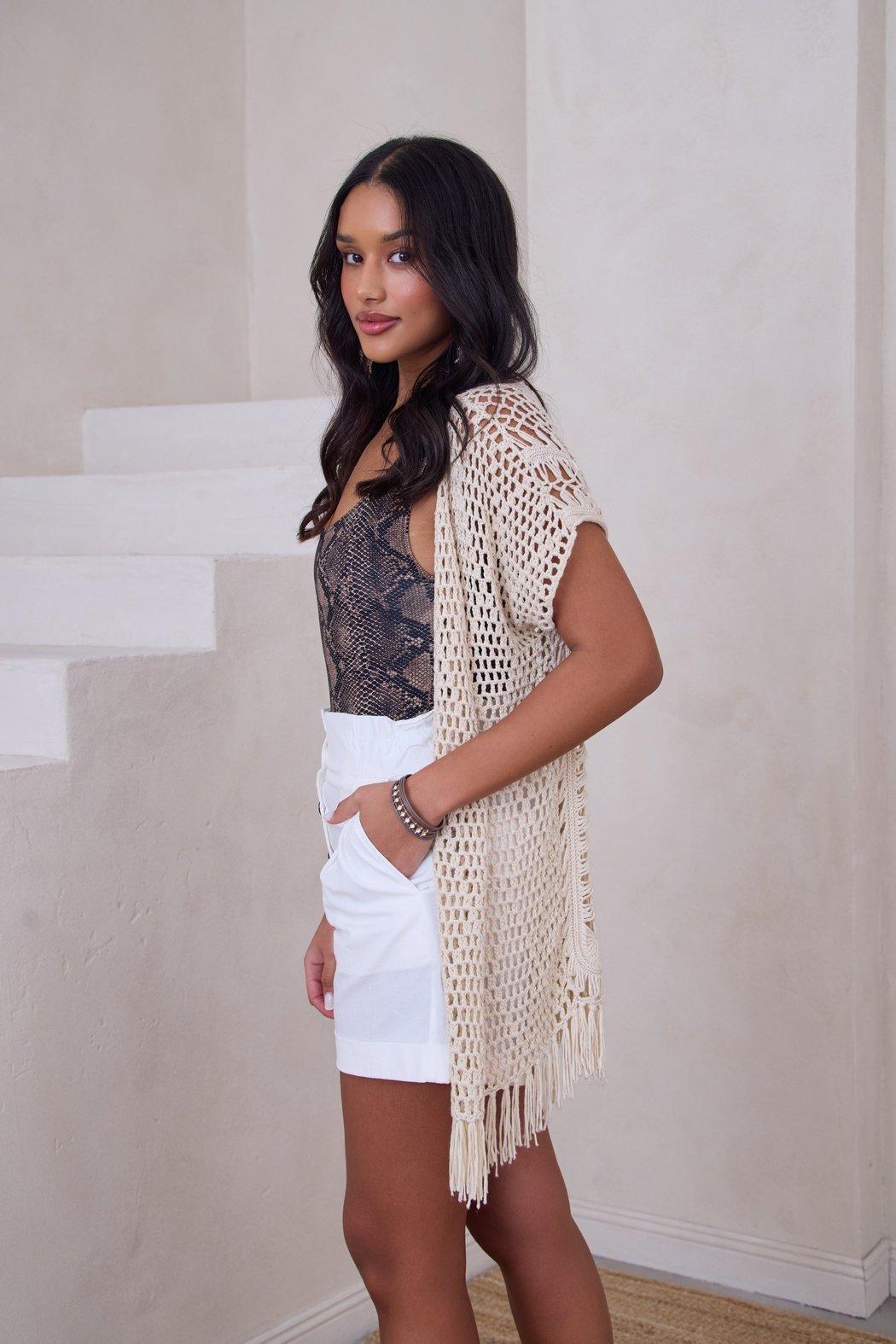 Moondial Crochet Kimono Product Image