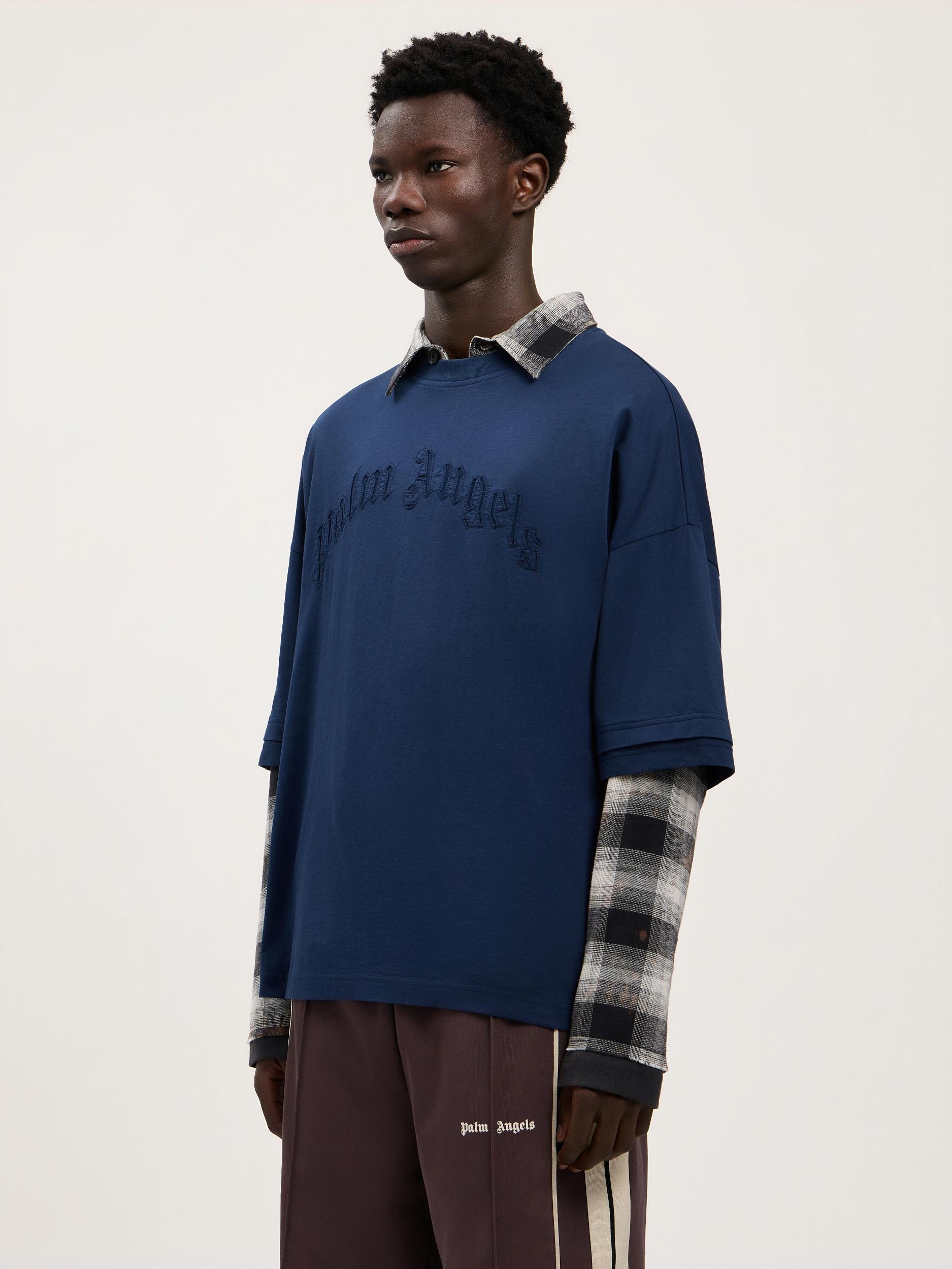 Curved Logo Loose Double T-Shirt Product Image