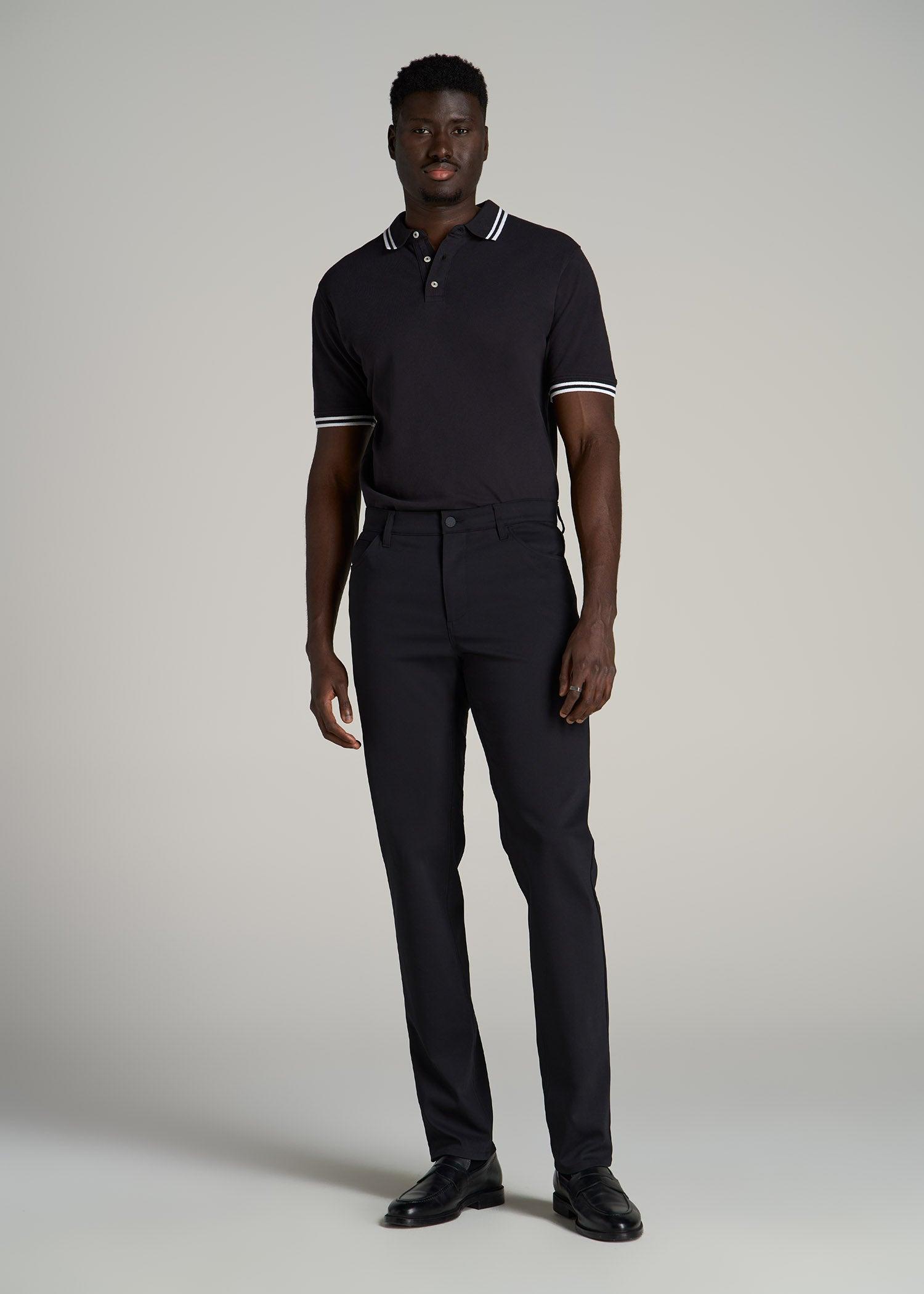 365 Stretch 5-Pocket TAPERED Pants for Tall Men in Evening Blue Male Product Image