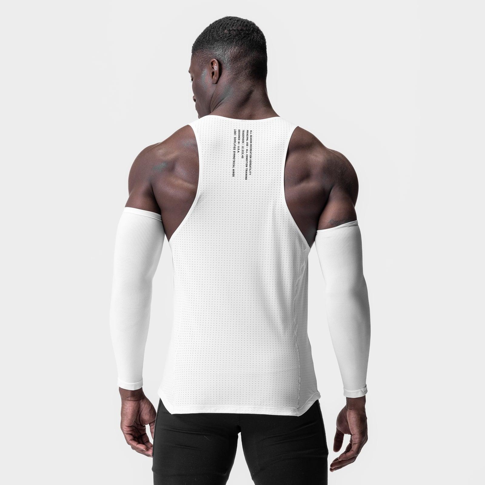 0949. Laser-Vent™ Singlet Tank - White Product Image