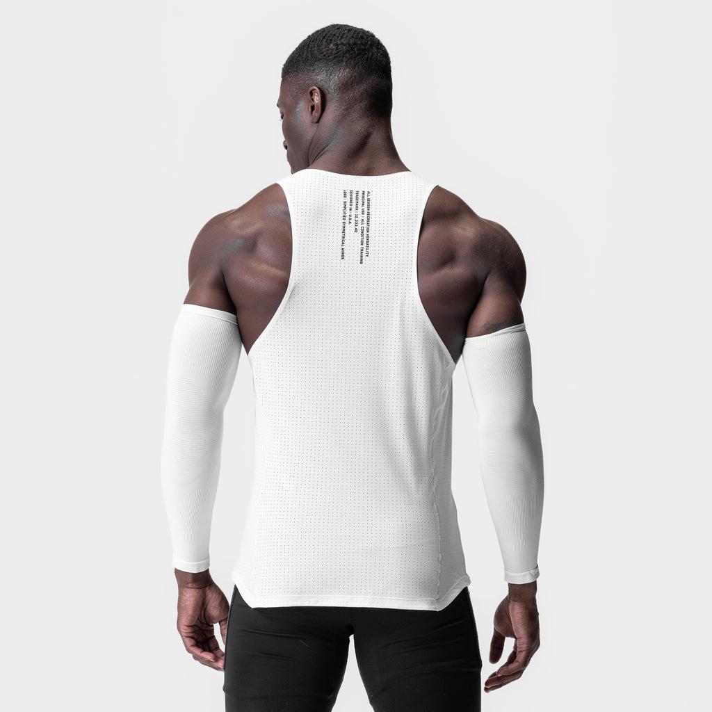 0949. Laser-Vent™ Singlet Tank - White Product Image