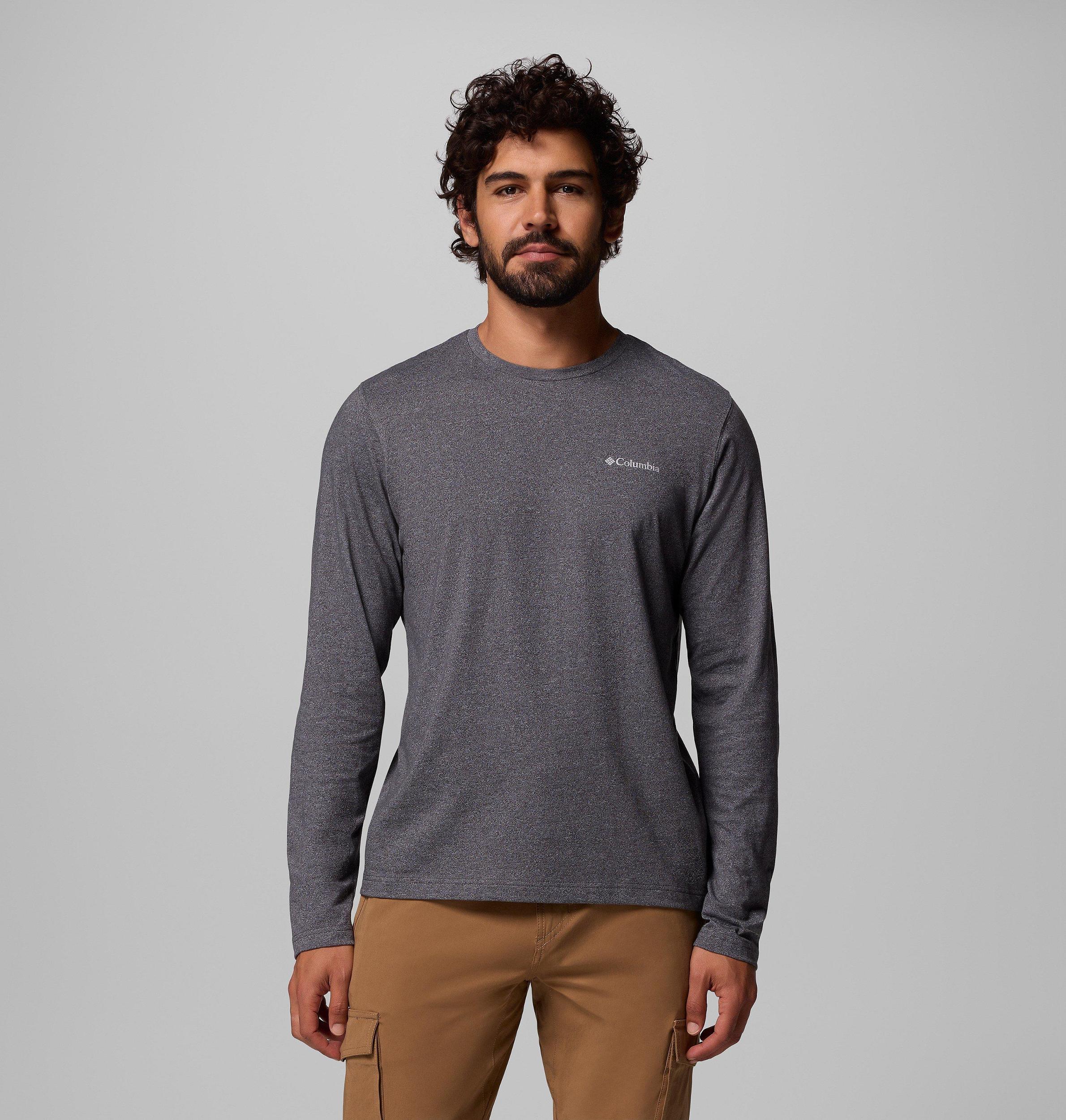 Columbia Mens Thistletown Hills Long Sleeve Crew Shirt - Tall- Product Image