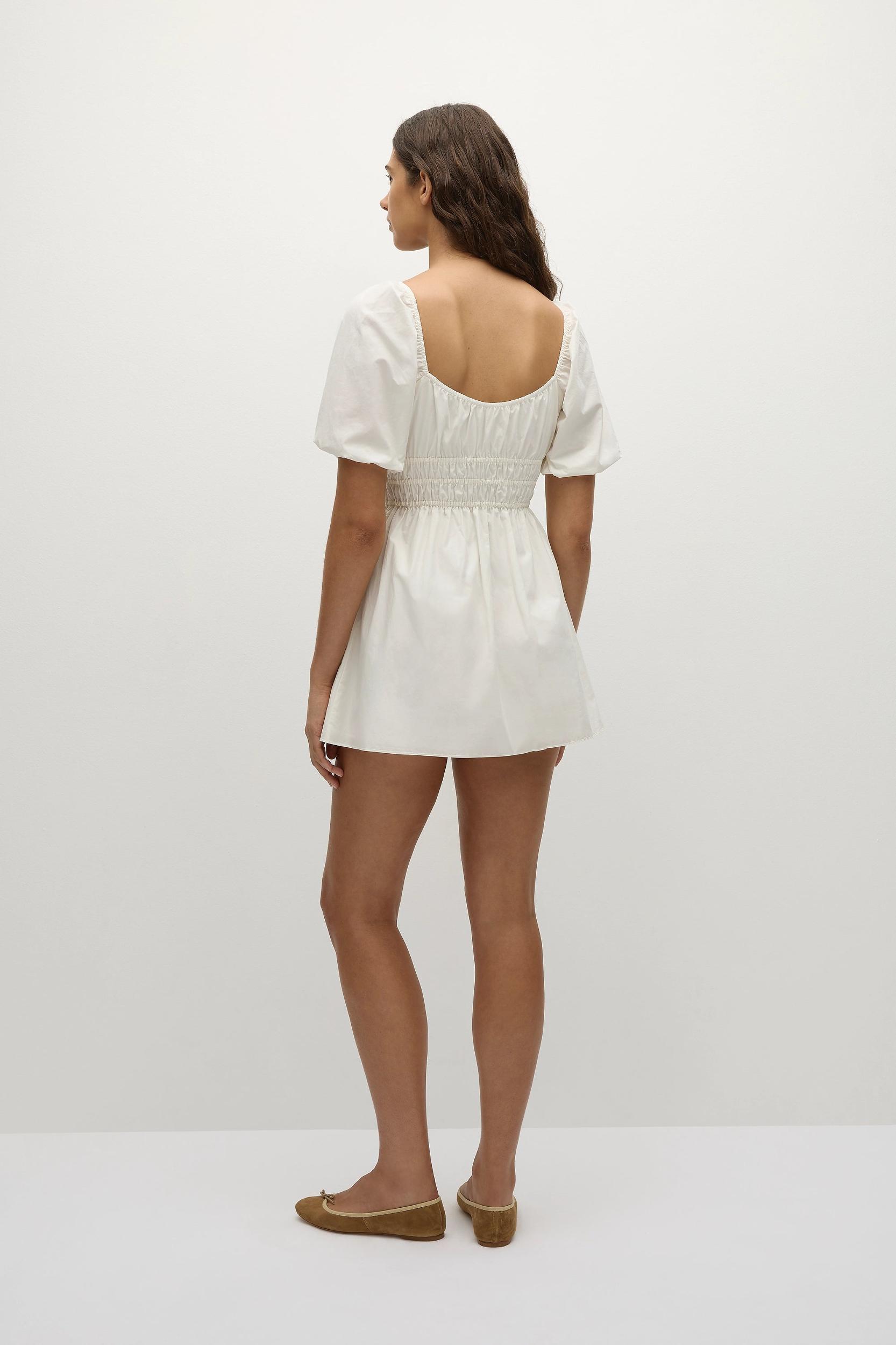 Sophia Mini Dress White Product Image