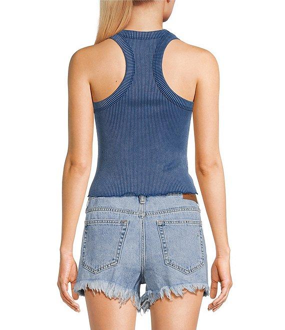 Moa Moa Ribbed Scoop Neck Tank Product Image