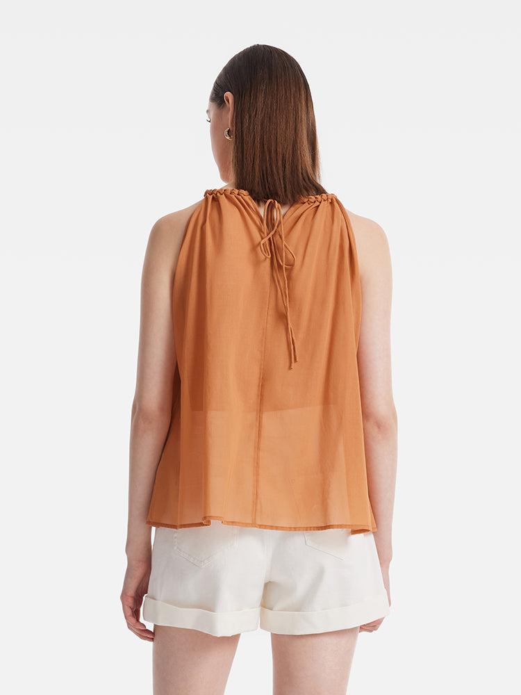 Hand-Woven Halter Neck Women Top Product Image