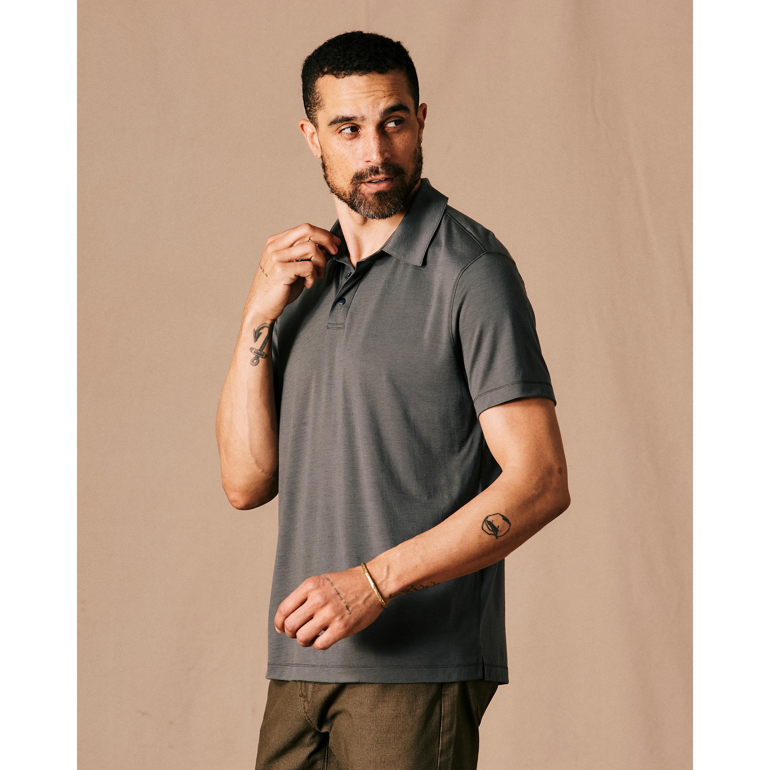 72-Hour Merino Polo Shirt Product Image
