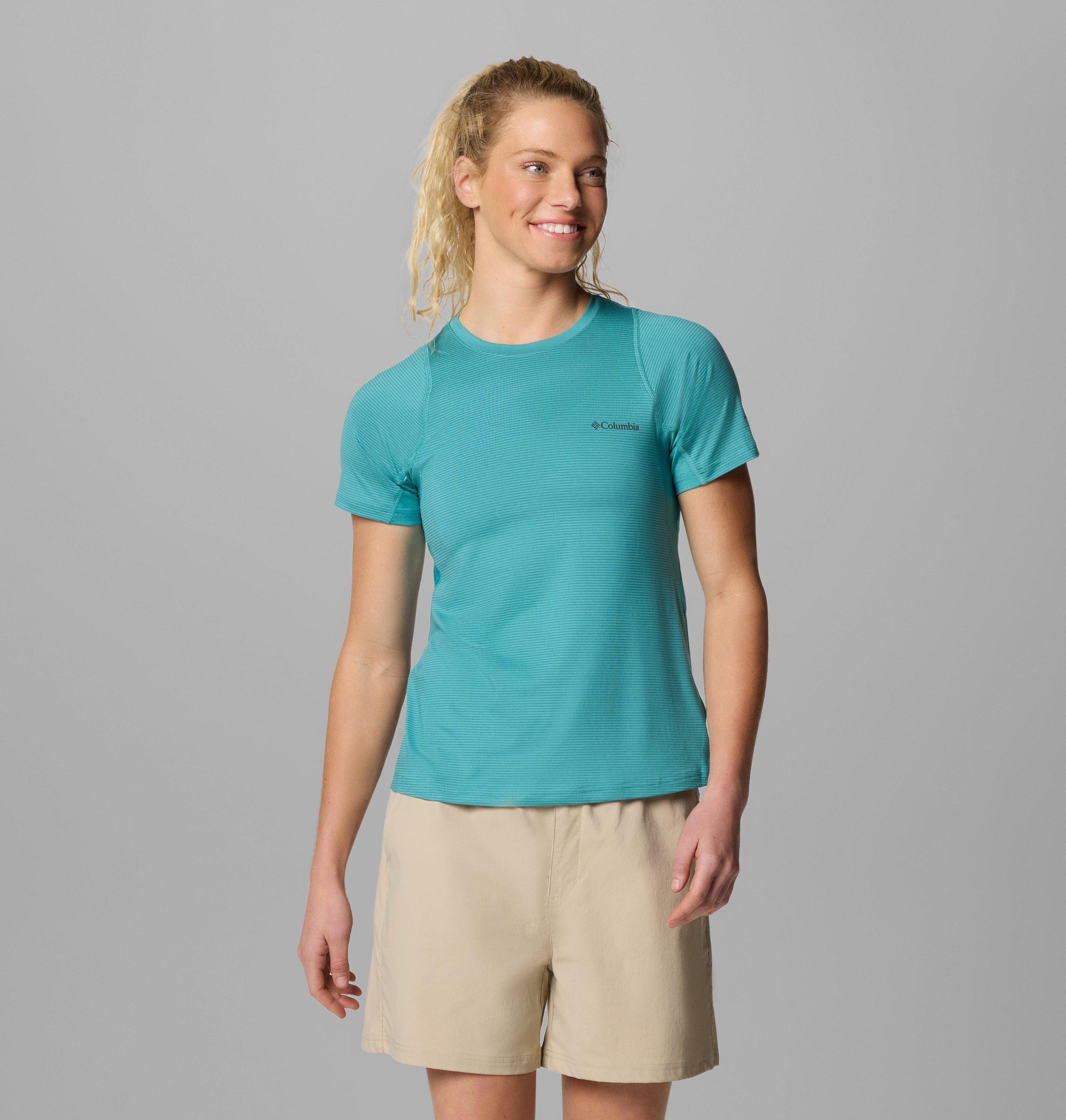 Columbia Womens Weekend Ascent Short Sleeve Shirt- Product Image