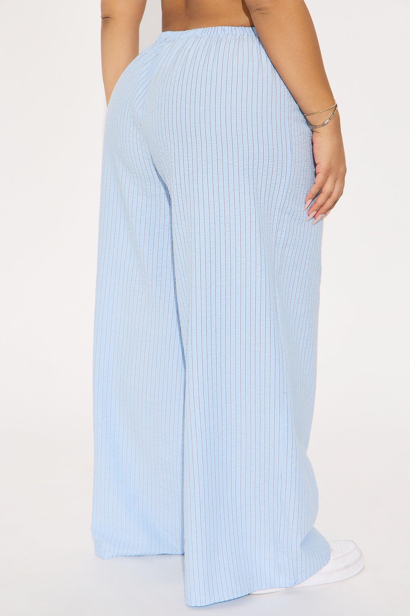 Tina Striped Pant - Blue Product Image