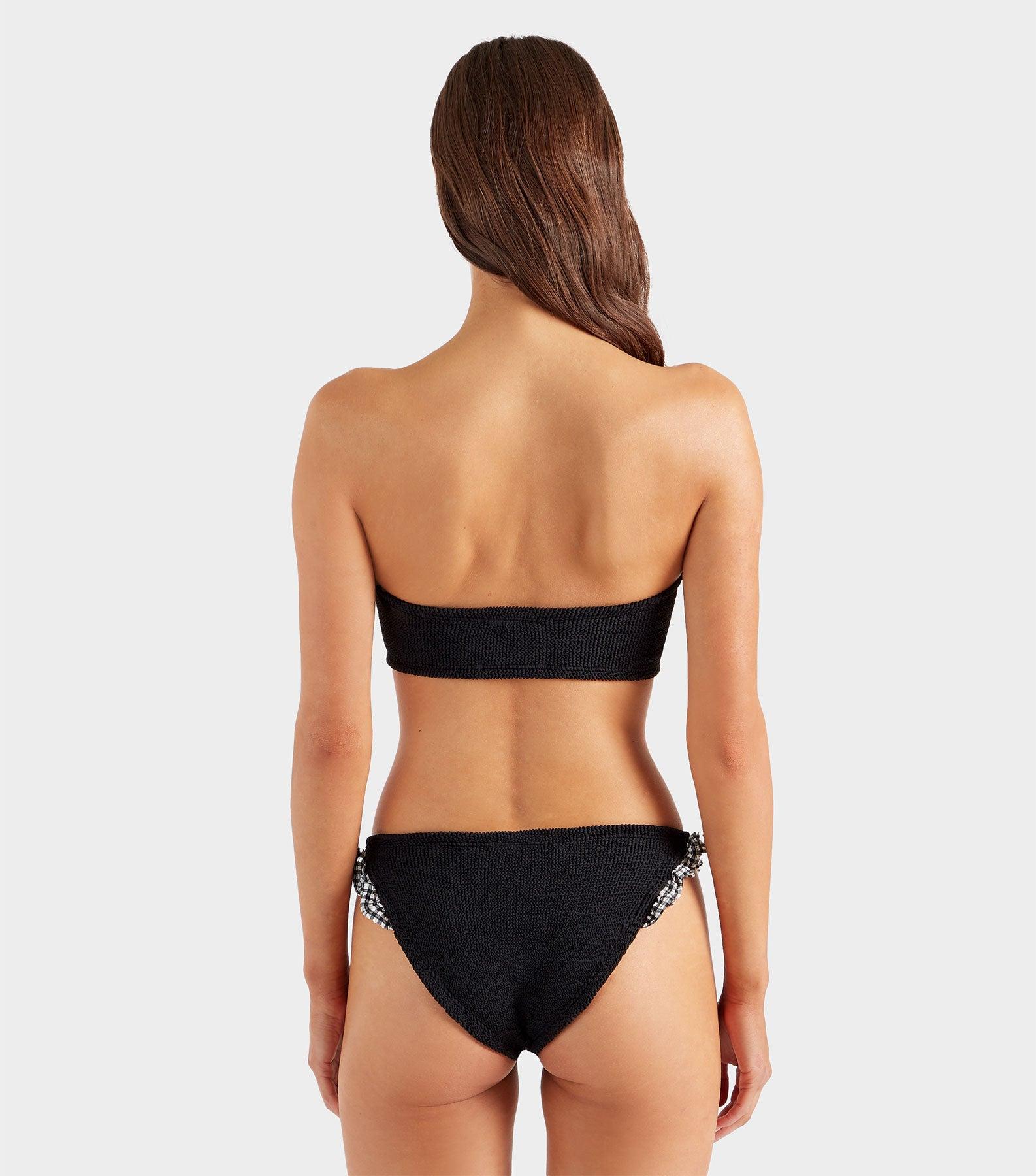 Jean Bikini - Black Gingham Product Image