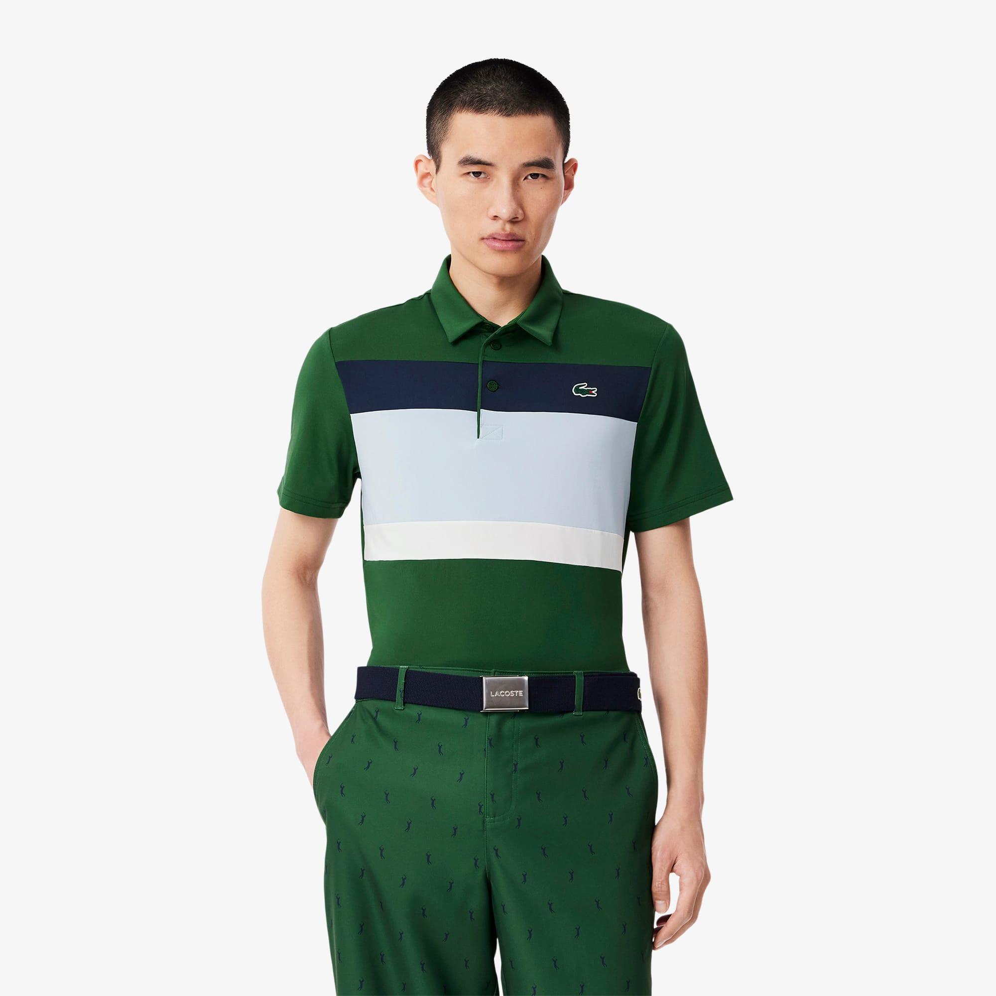 Regular Fit Colour-Block Golf Polo Shirt Product Image