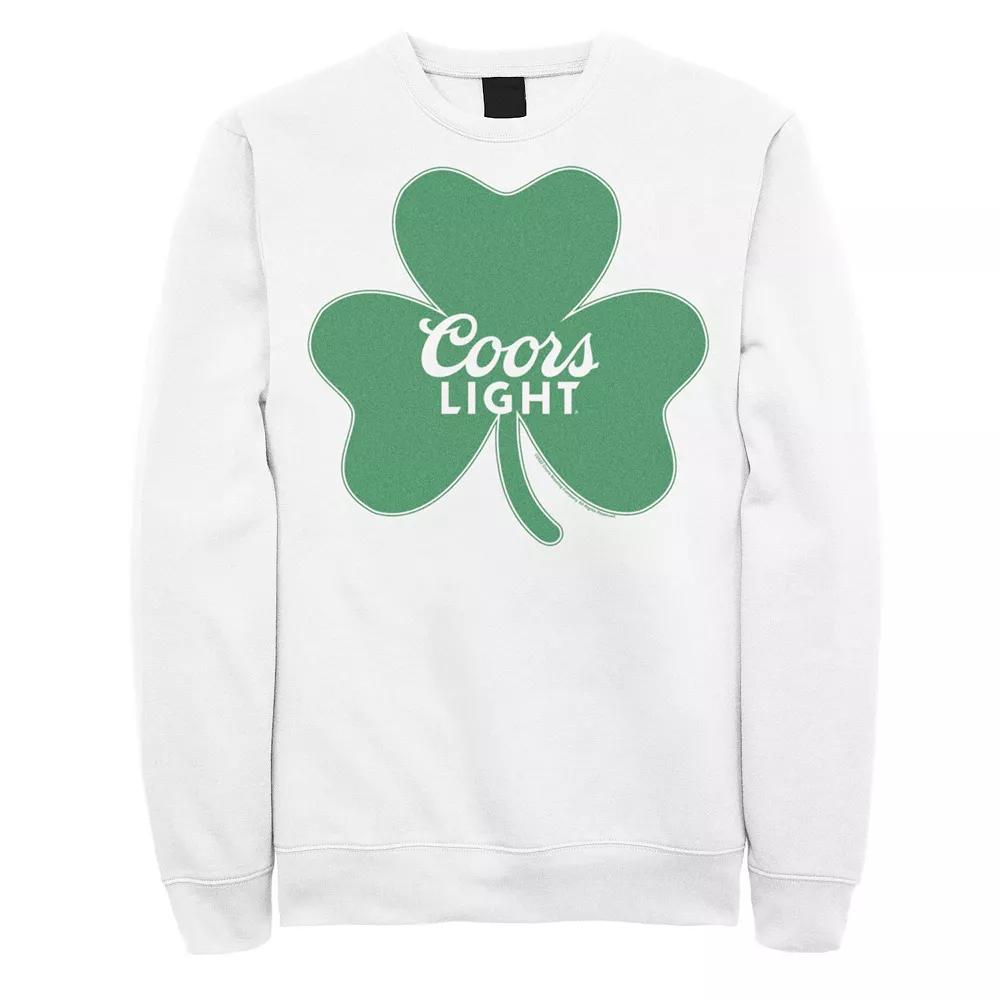 Men's Coors Light Logo Shamrock Sweatshirt,  Product Image