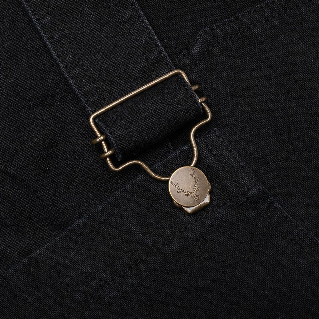 Overalls 10oz Cotton Canvas - Black Male Product Image