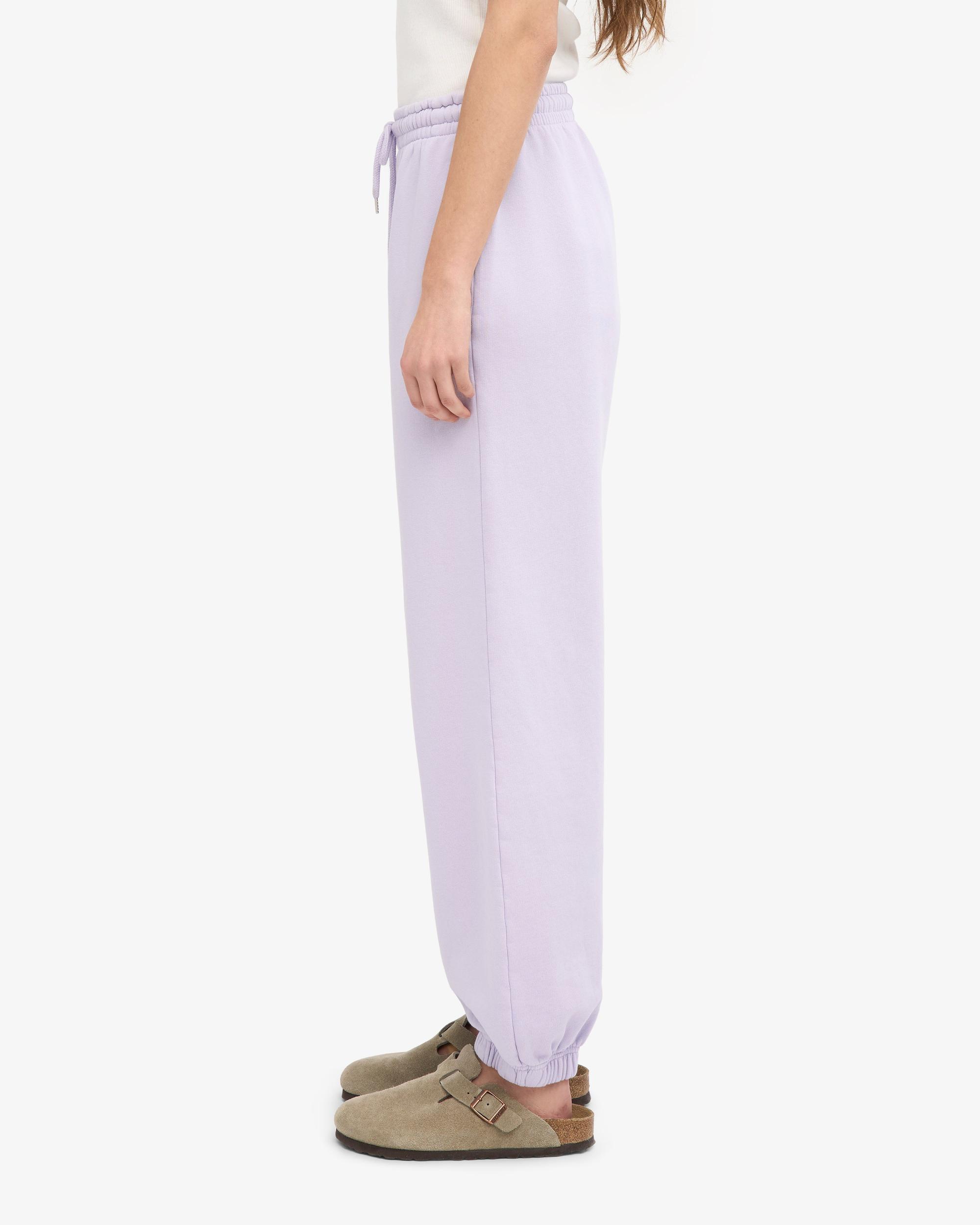 Organic Relaxed Sweatpants - Soft Lavender Product Image