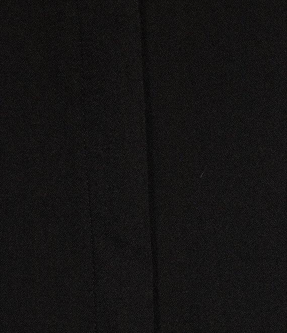 Bryn Walker Agnes Rayon Crepe Button Front Mandarin Collar Long Sleeve Top Product Image